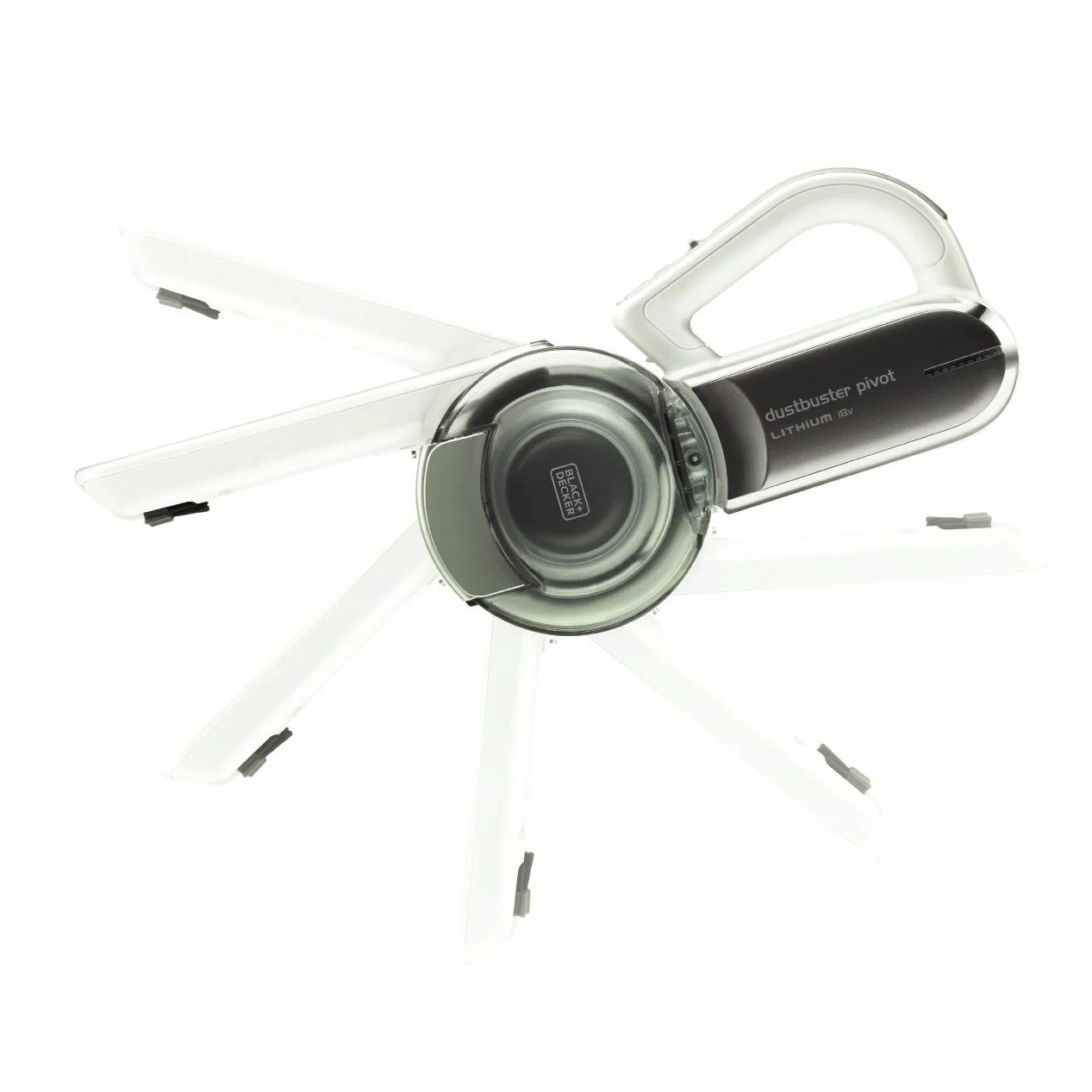 Black & Decker Odkurzacz Ręczny Akumulatorowy Pivot 18V Cyclonic PV1820L