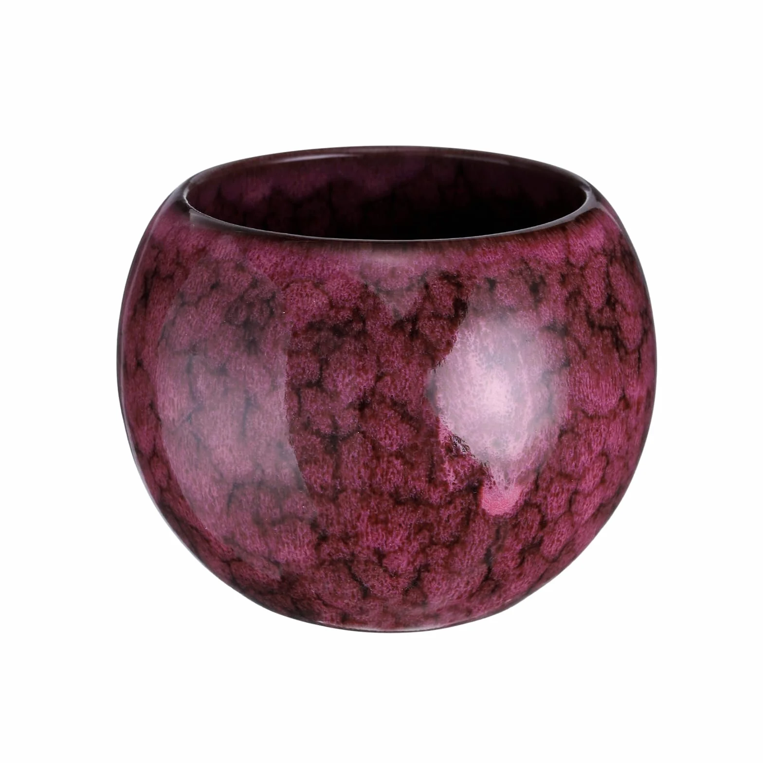 QUARKZMAN Ceramiczny zestaw do herbaty Gong Fu 5,07 uncji ręcznie robiony kubek bez uchwytu