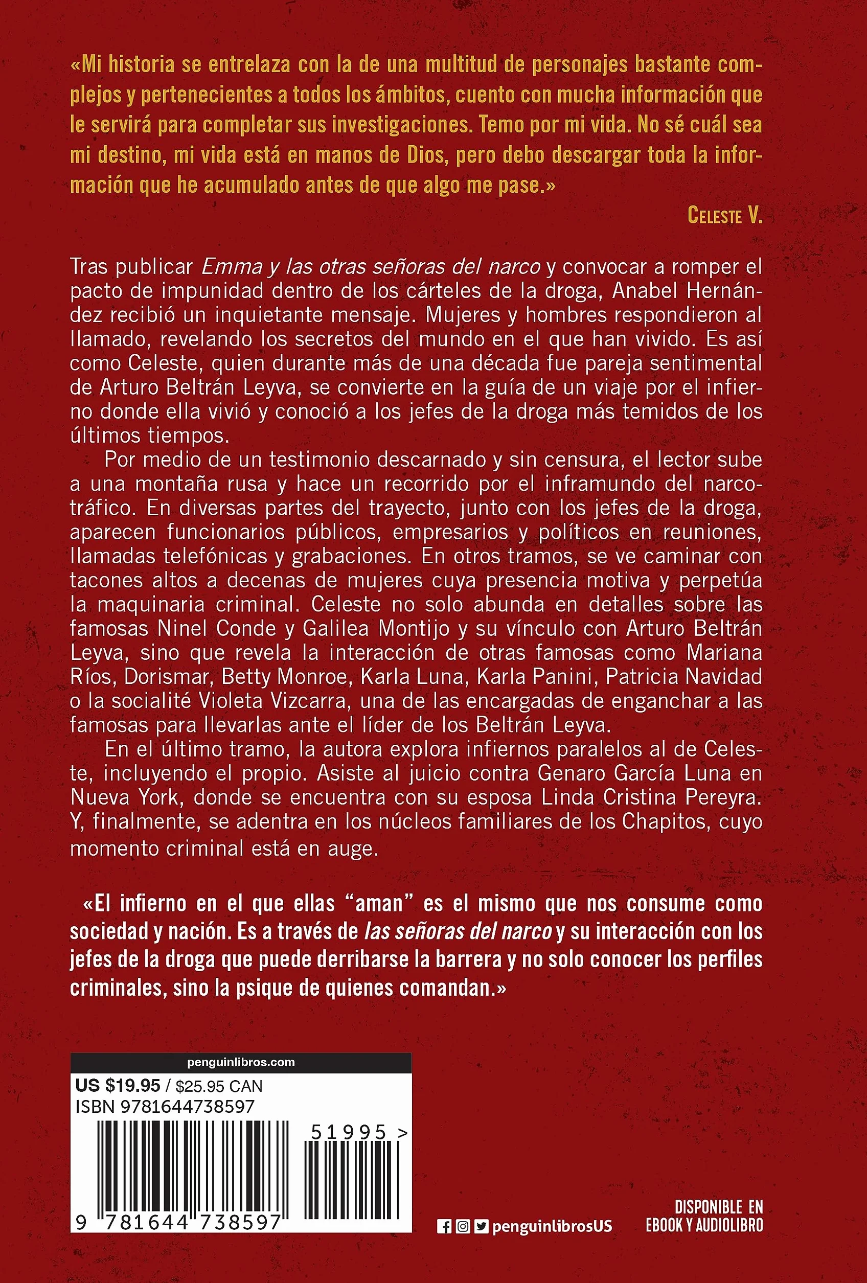 Las señoras del narco. Amar en el infierno / Narco Women. Love in Hell