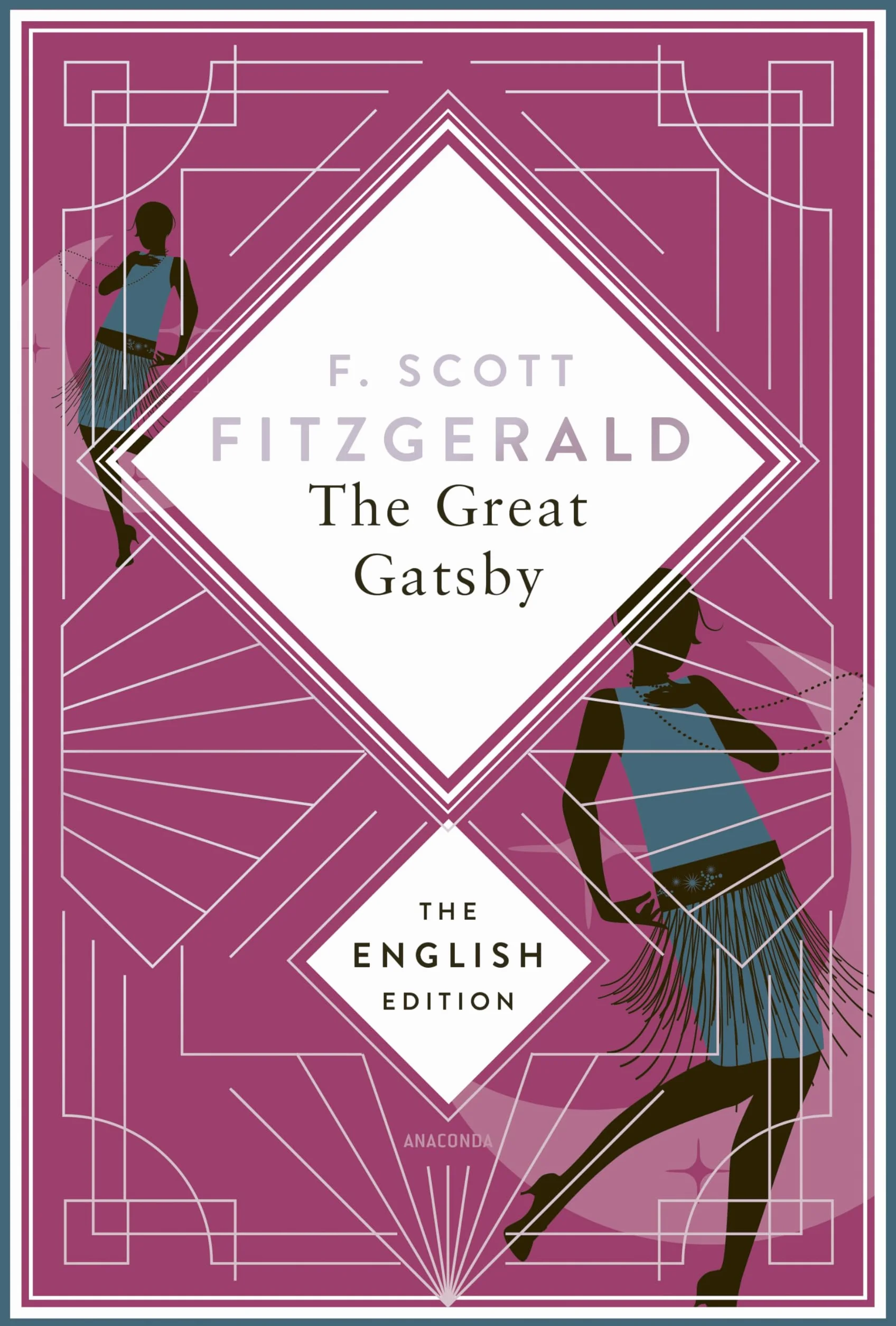 Fitzgerald - The Great Gatsby. English Edition.: A special edition hardcover embossed with silver foil: 1