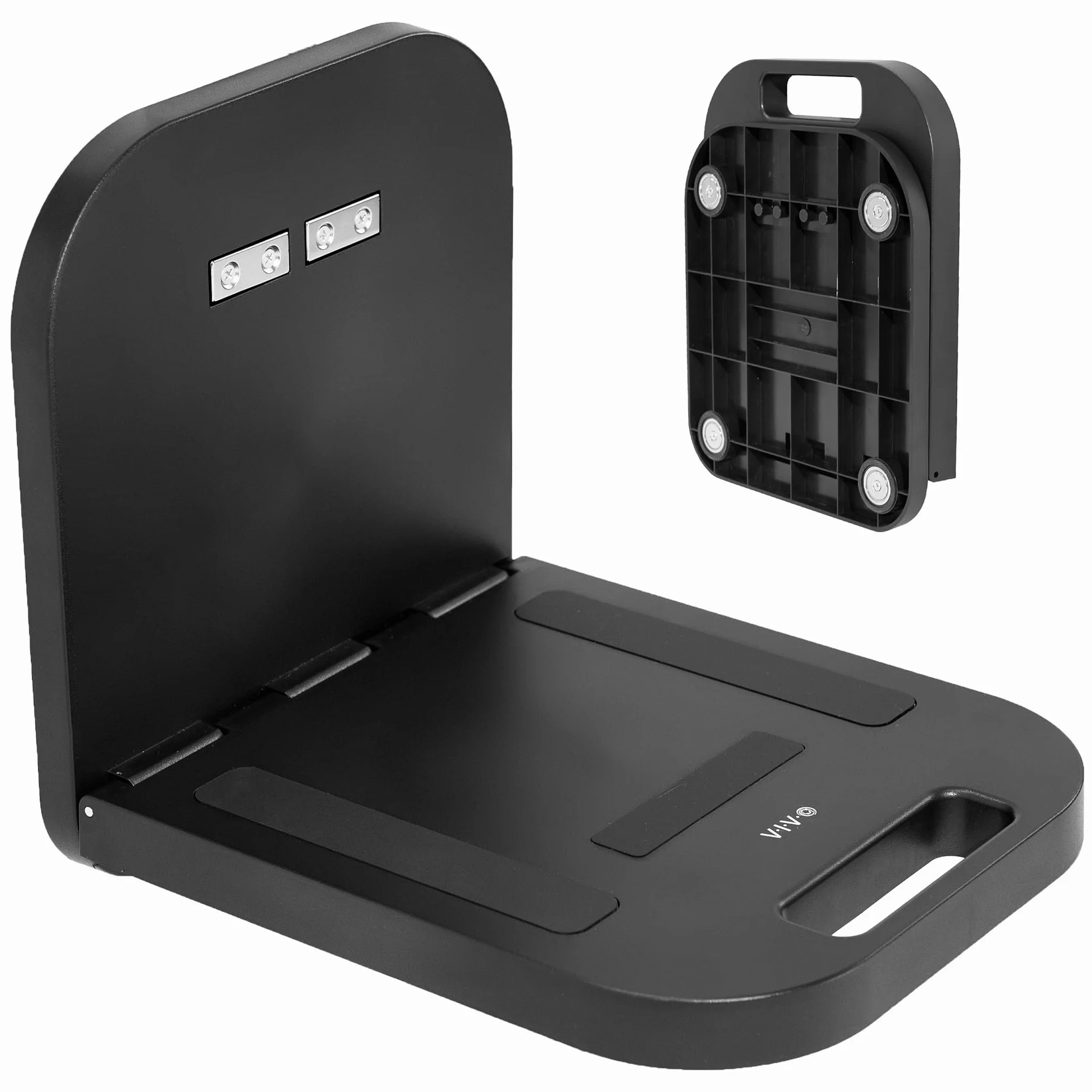 VIVO DESK-MAG01 Magnetyczna, przenośna stacja robocza na laptopa, półka na notebooka/tablet, platforma użytkowa o udźwigu 15 kg, kompaktowe biurko bez użycia rąk, mocowana na stalowych powierzchniach,