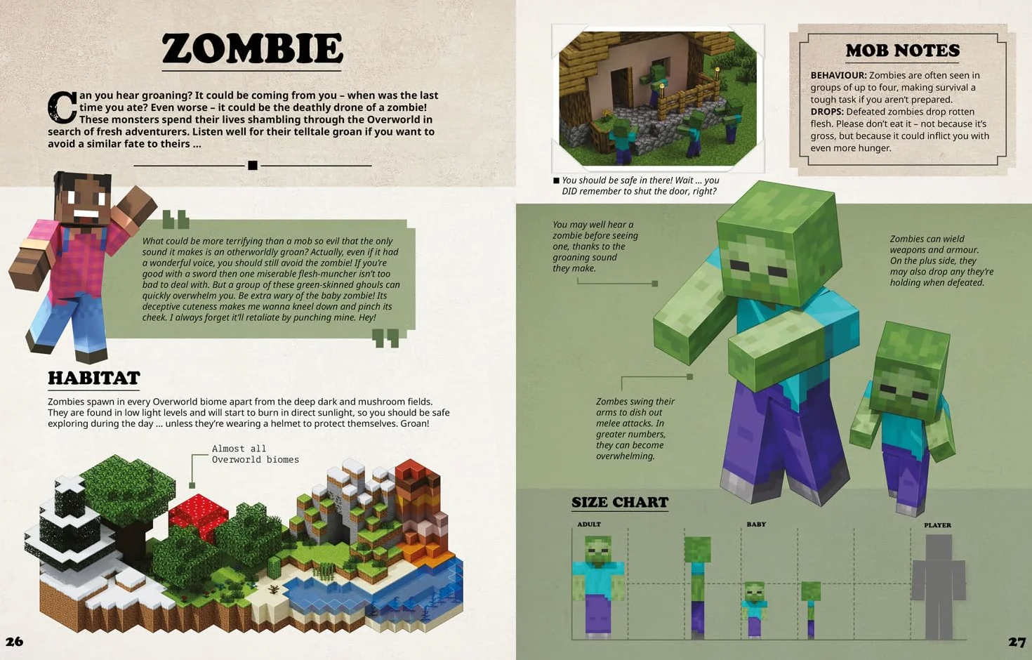 Minecraft Mobspotter’s Encyclopedia: The official guide to explore the best-selling video game of all time. Perfect for kids, teens and gaming fans to explore online worlds.