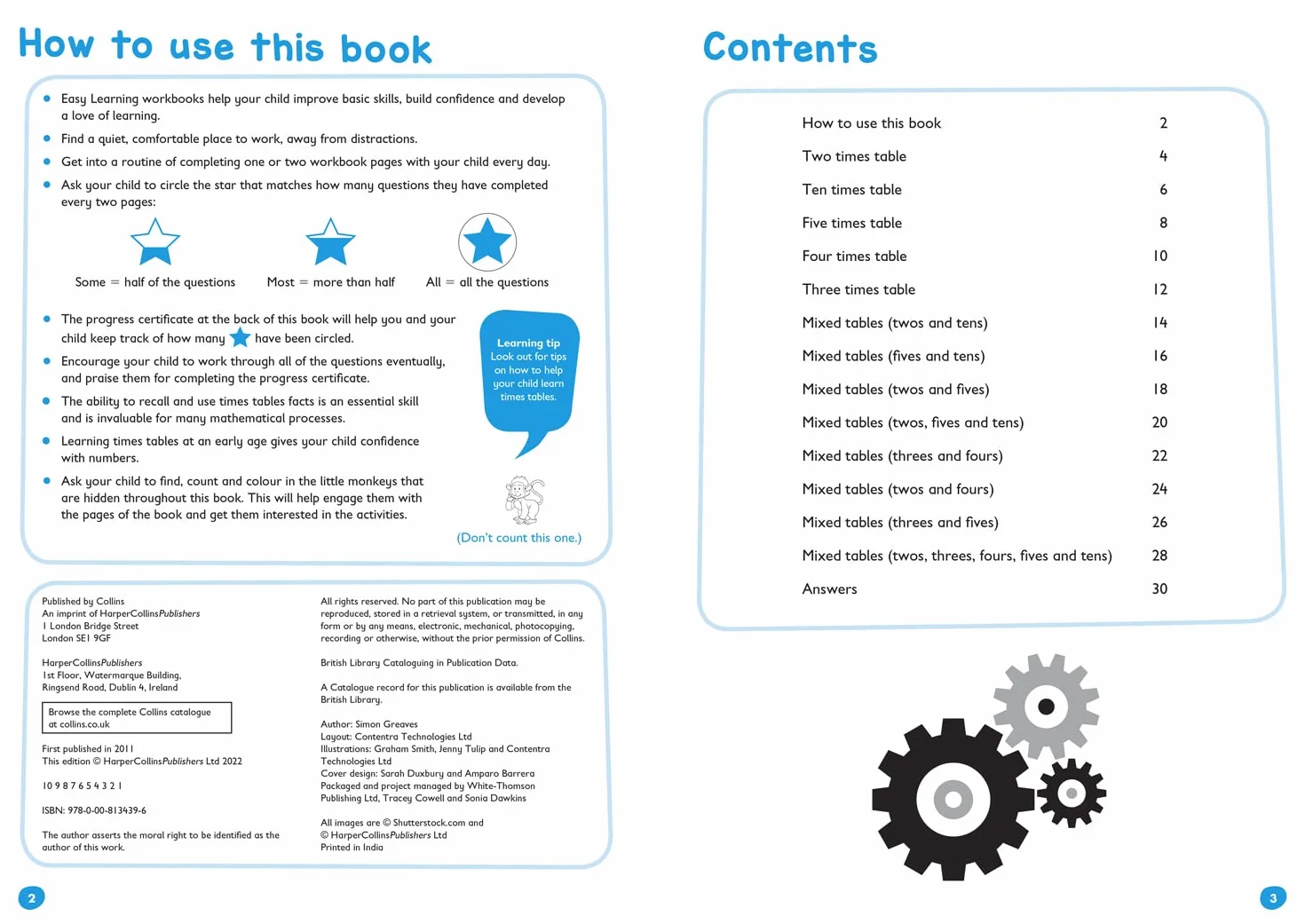 Times Tables Workbook Ages 5-7: Ideal for home learning