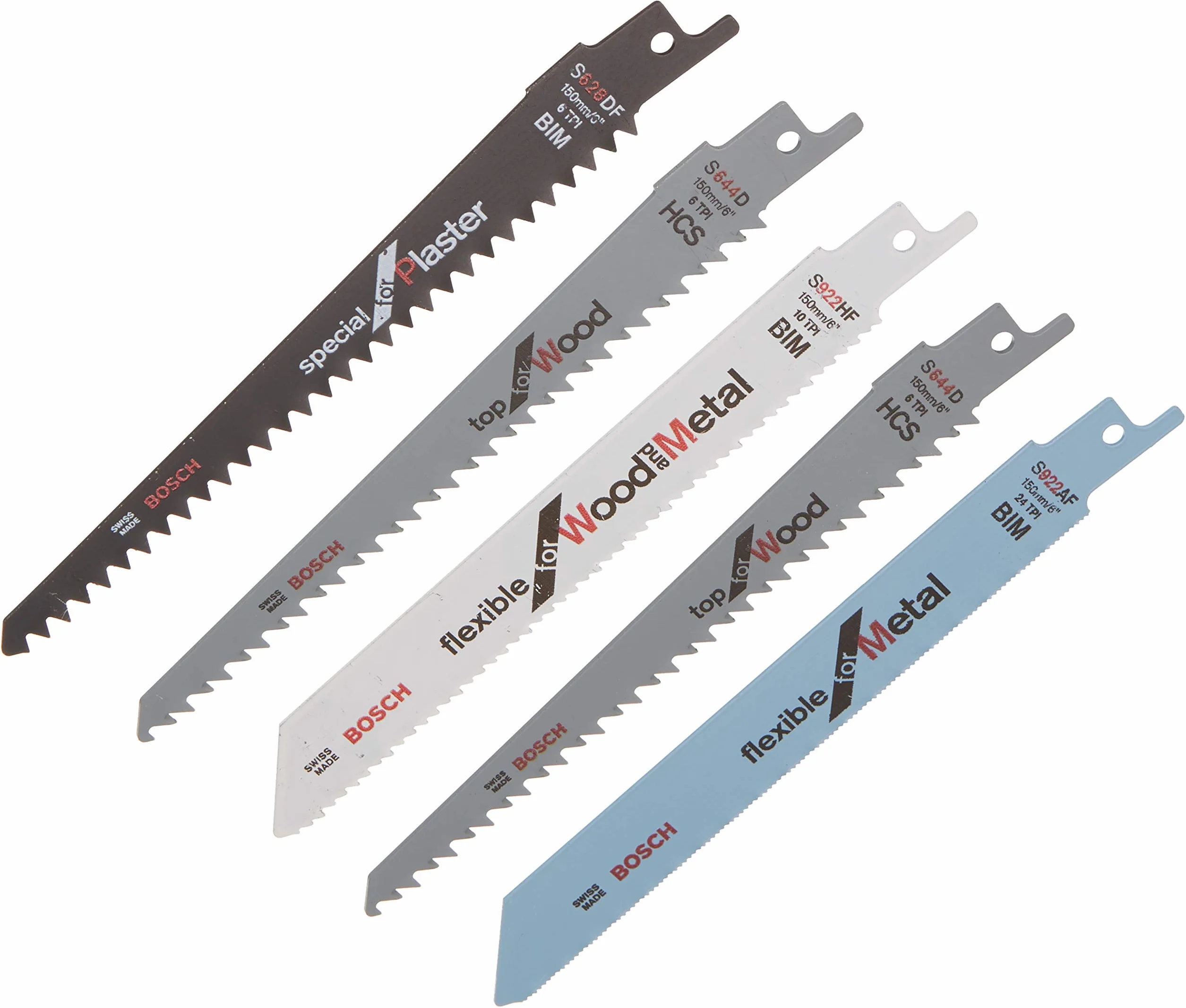 Bosch Keo 5-częściowy zestaw brzeszczotów do piły