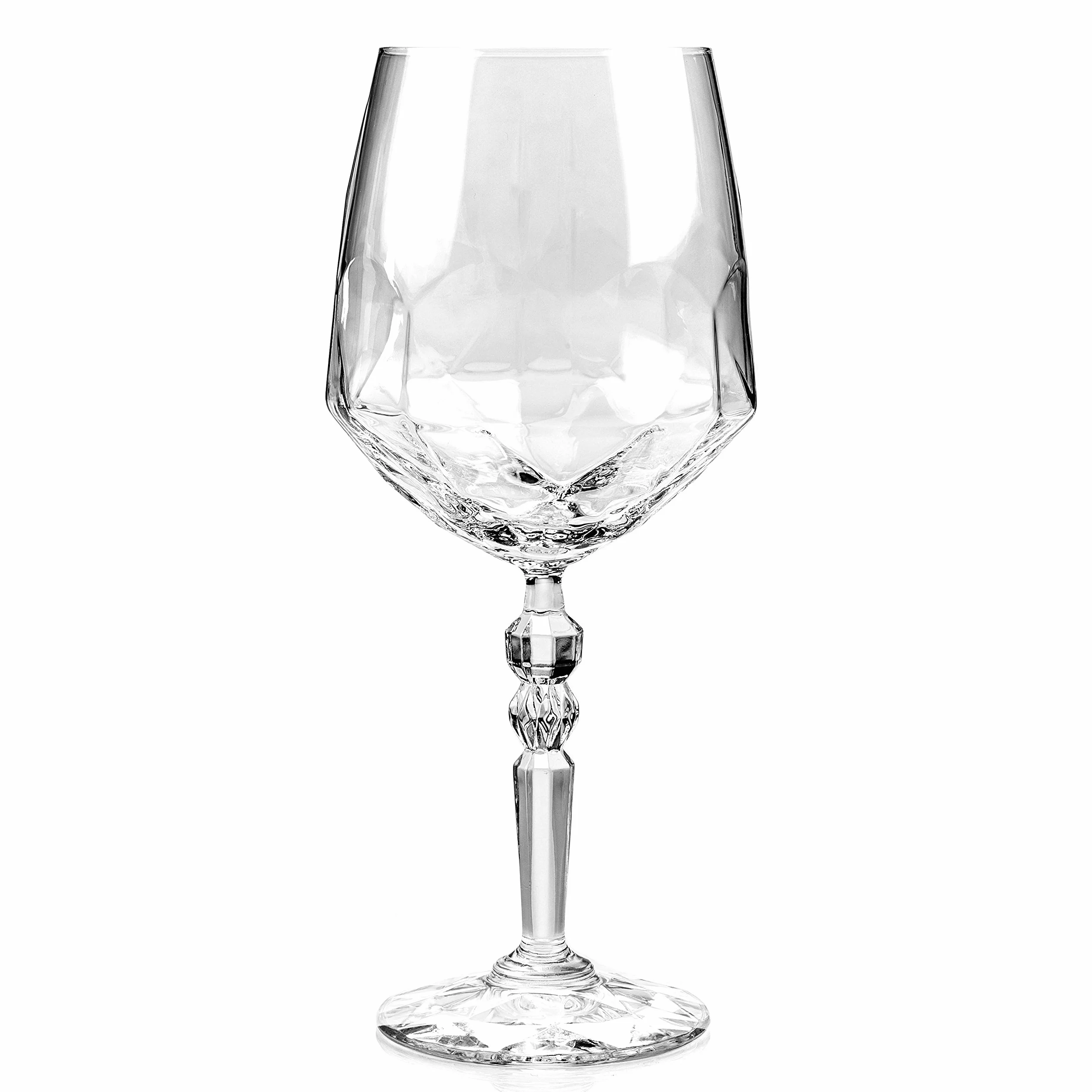 RCR Cristalleria Italiana S.p.a. Linia Alchemist | Szklanki do wody i wina, nowoczesne kieliszki, zestaw 6 szklanek kryształowych, 67 Cl