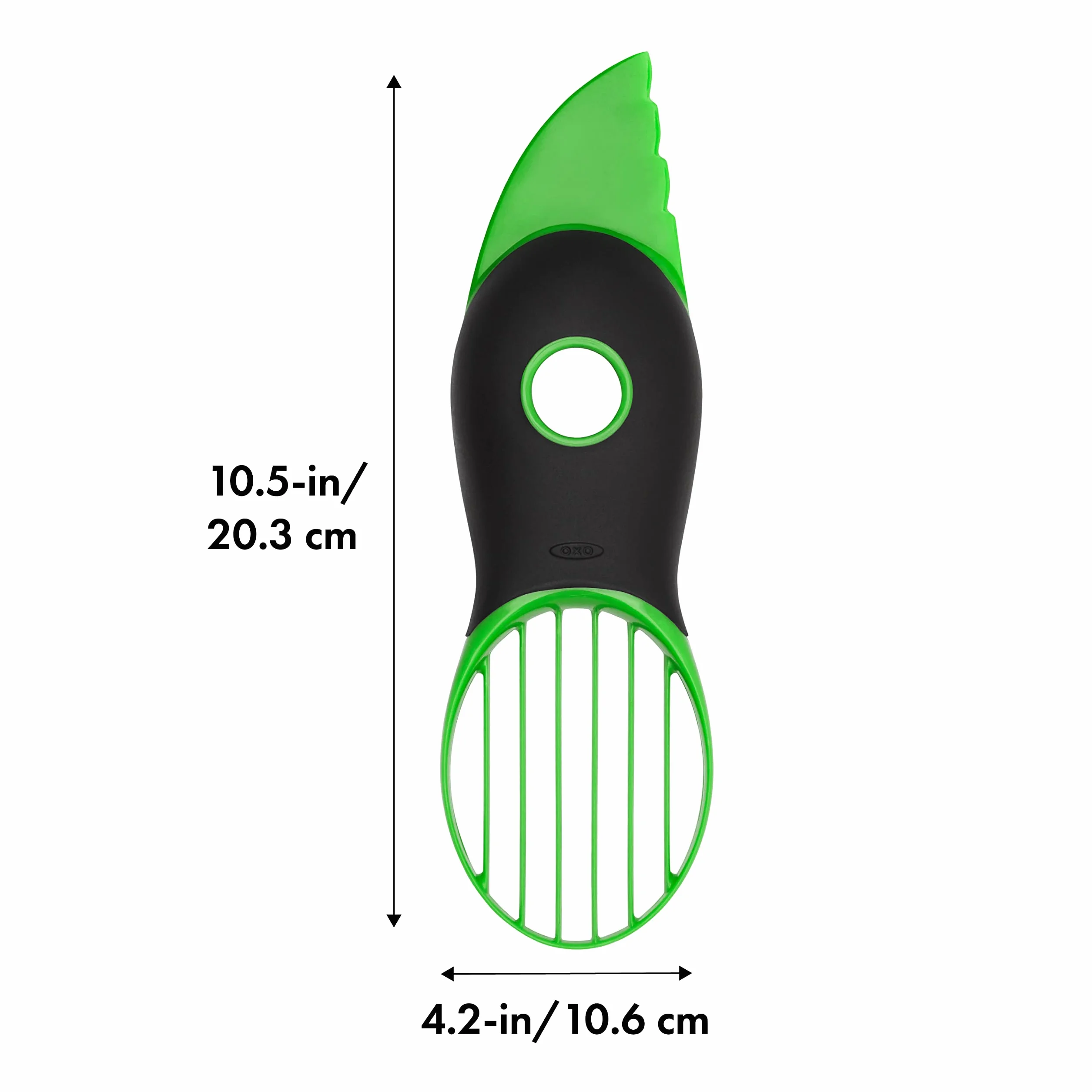 OXO Good Grips krajalnica do awokado 3 w 1 zielona M
