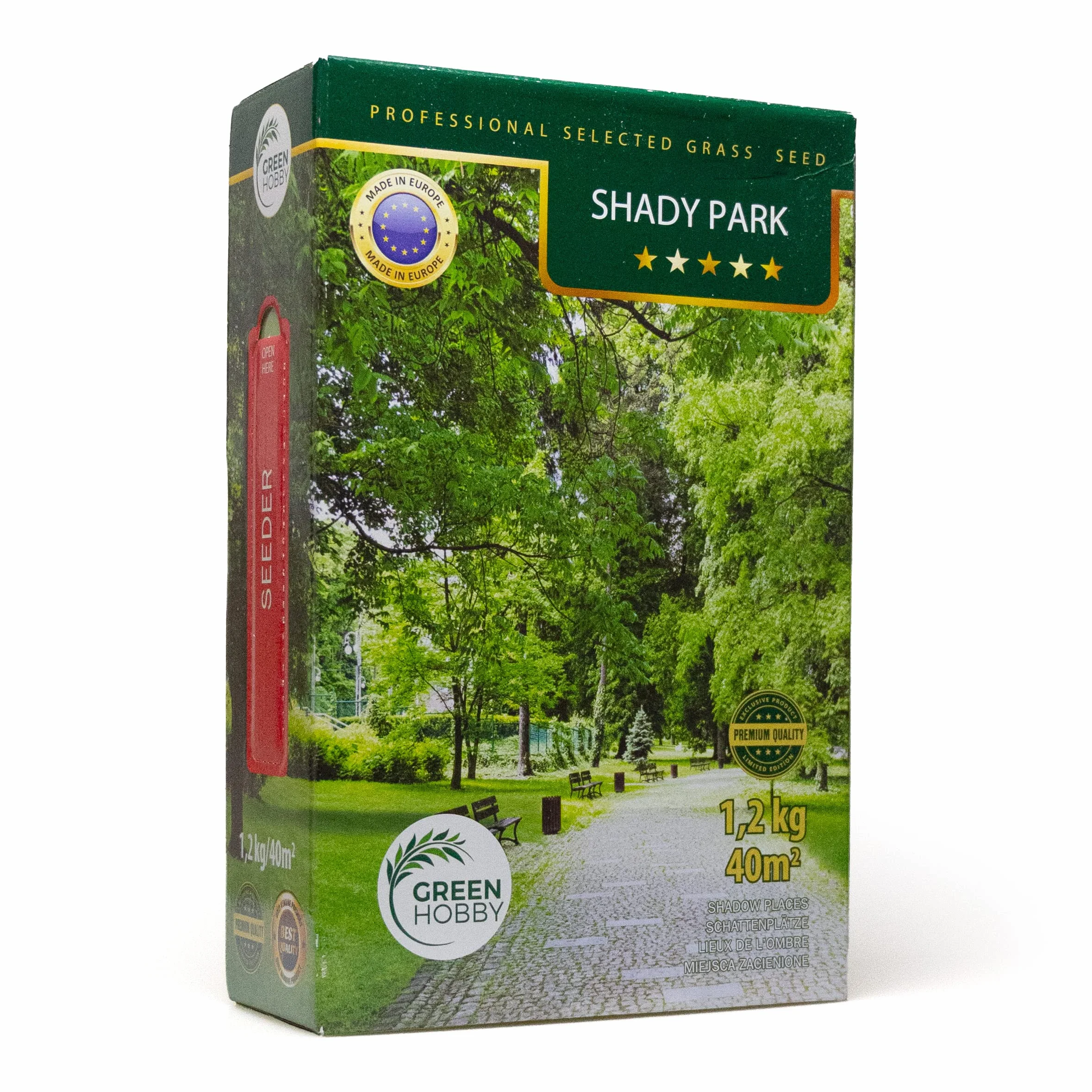 Nasiona Trawnika Trawnik Cieniolubny Odporny Na Suszę Mrozoodporny Intensywna Zieleń 1,2 kg Shady Park