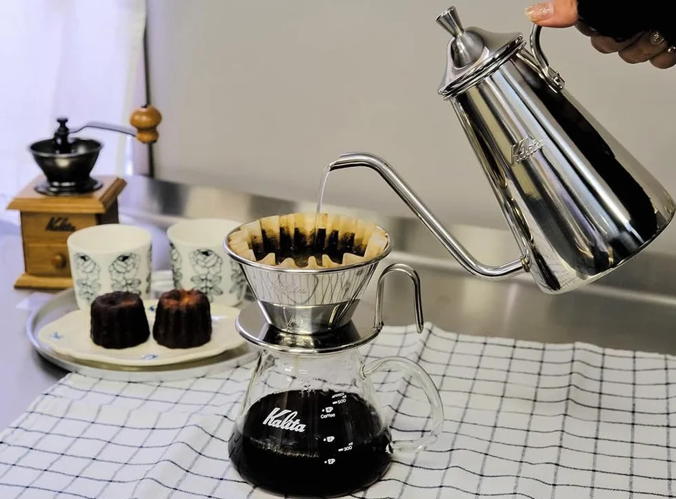 Kalita Coffee Dripper TSUBAME WDS-185 2-4 Person Steel