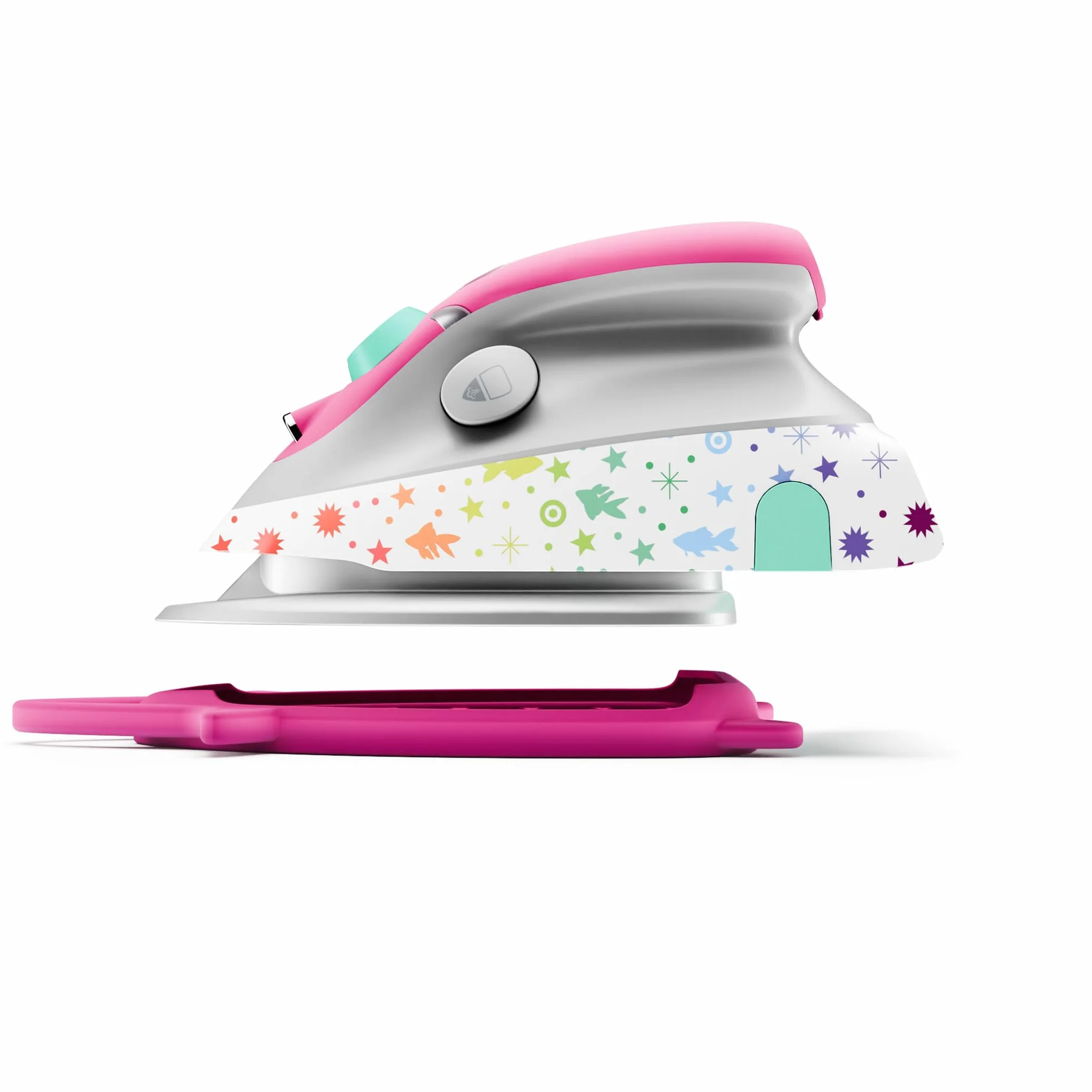 Projekt oliso M3Pro Textile Compact Fabric Żelazko parowe z podstawką na gorące żelazko Solemate, Tula Pink