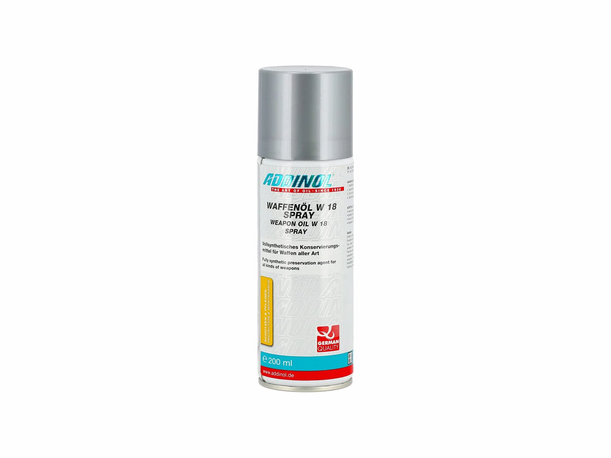 ADDINOL W 18, olej do broni, pelnosyntetyczny - 200 ml