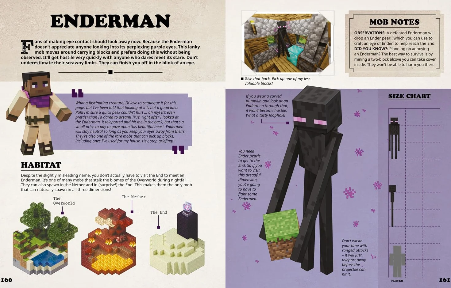 Minecraft Mobspotter’s Encyclopedia: The official guide to explore the best-selling video game of all time. Perfect for kids, teens and gaming fans to explore online worlds.