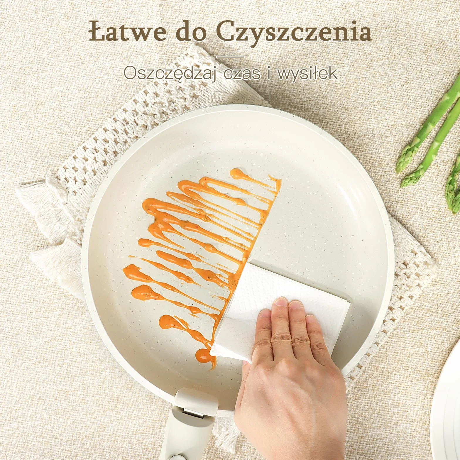GiPP Granit zestaw garnków 21-częściowy z powłoką nieprzywierającą do gotowania