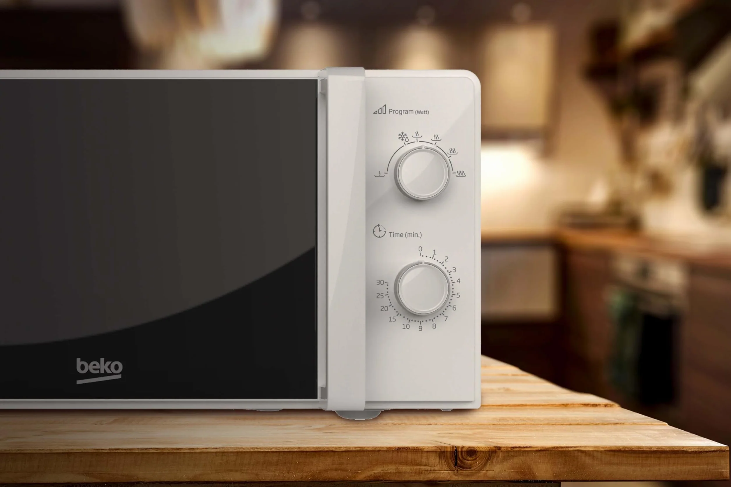 Beko MOC20100WFB Kuchenka Mikrofalowa 20L 700W 5 Poziomów Mocy Biały