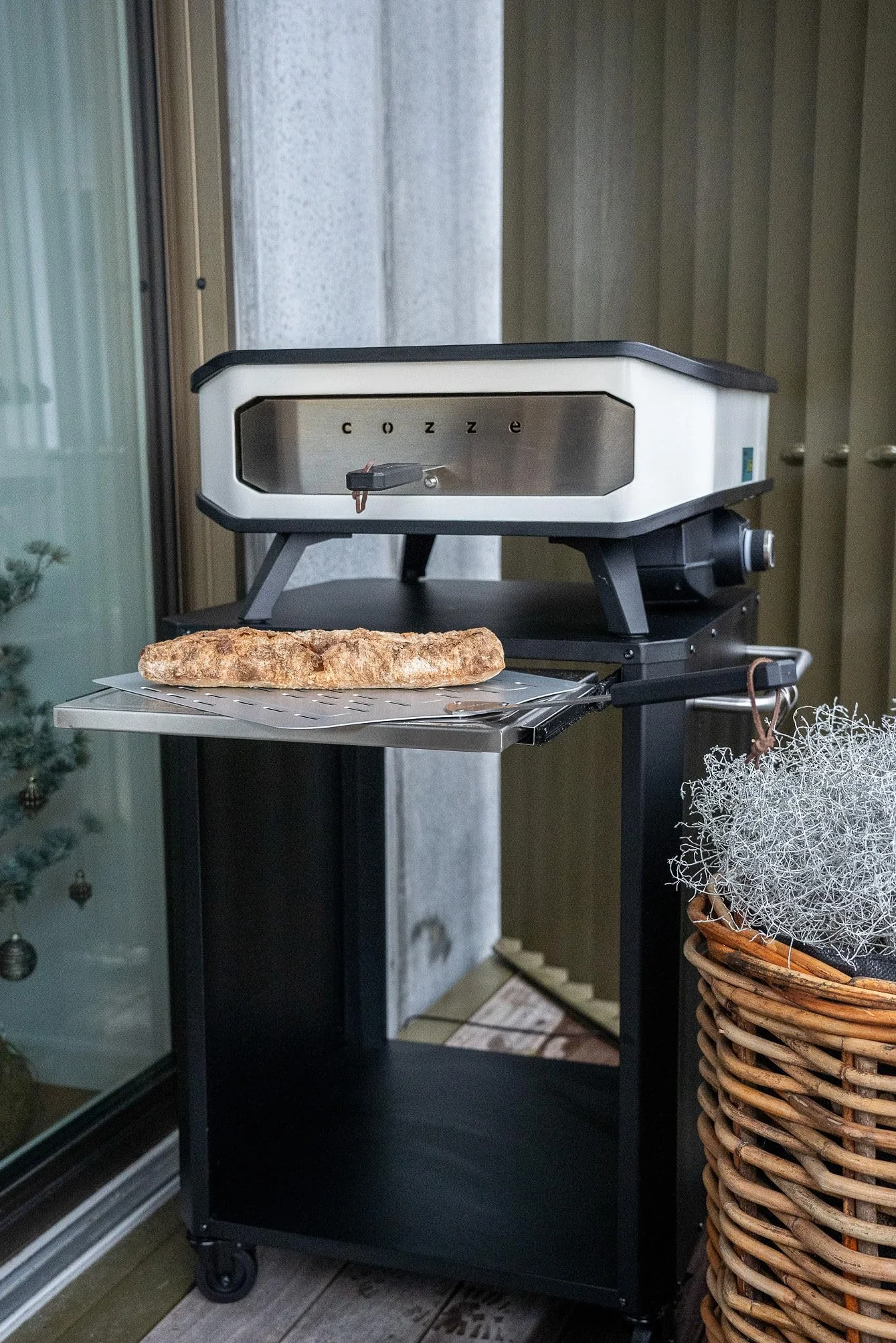 Cozze® Stół ogrodowy ze stali nierdzewnej do pieców do pizzy 13/17"