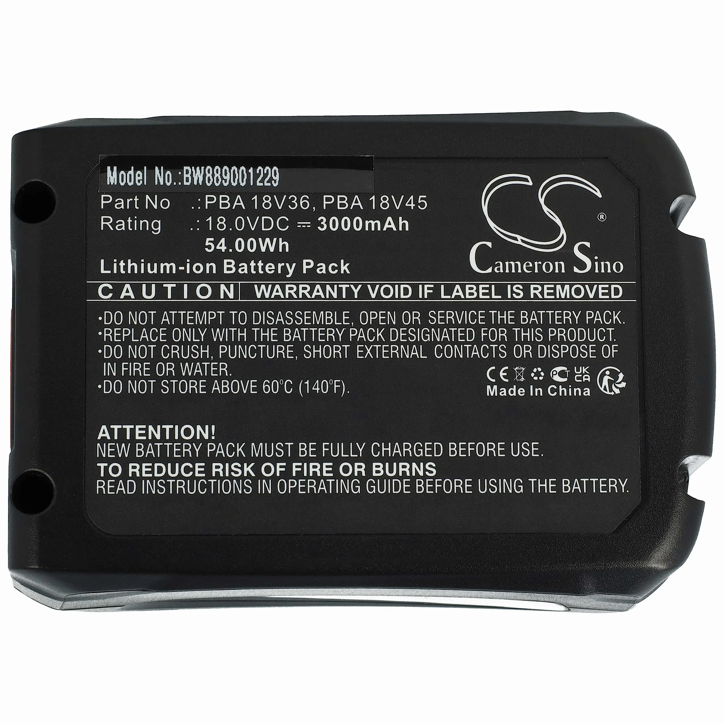 vhbw Zamiennik akumulatora do Gardena P4A PBA 18 V/72, PBA 18 V20, PBA 18V36 do kosiarki zanurzeniowej, akumulatorowego urządzenia ogrodniczego (3000 mAh, 18 V, litowo-jonowa)