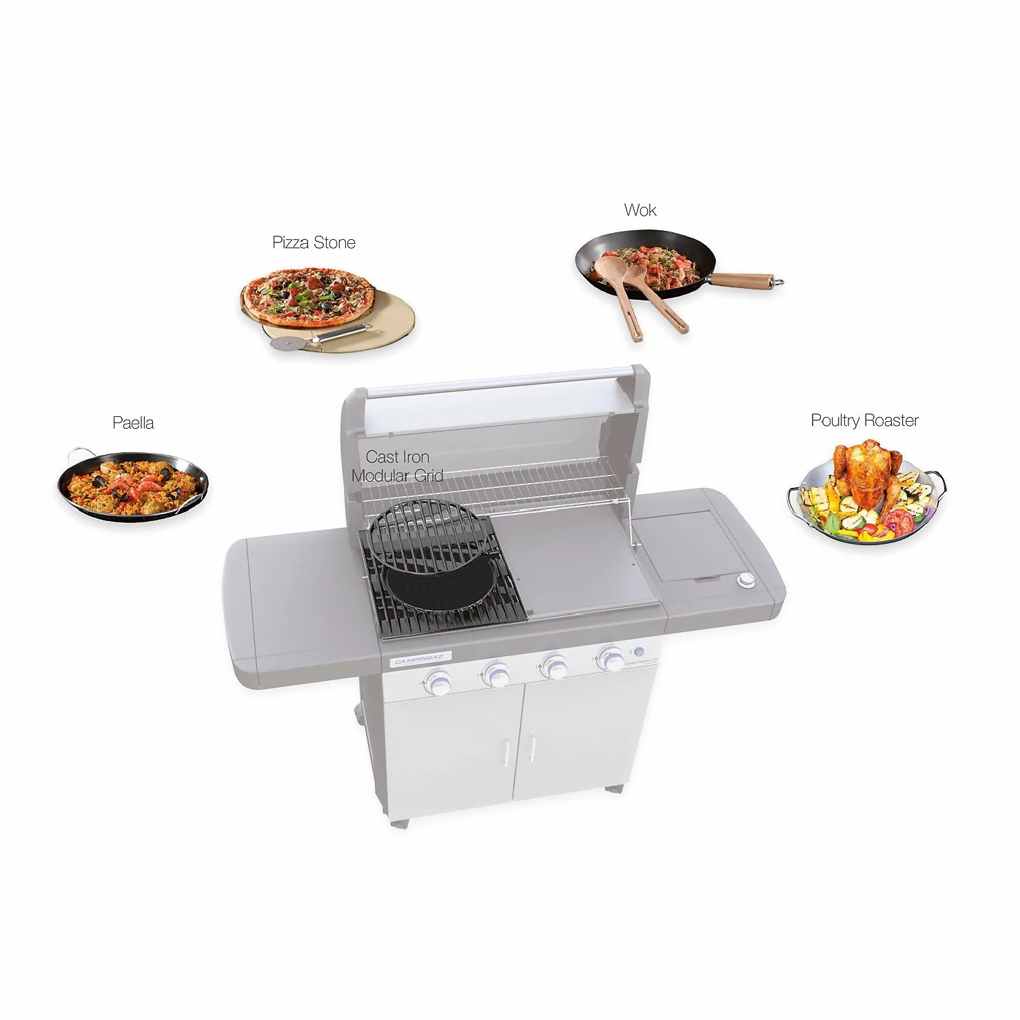 Campingaz Naczynie do pieczenia kurczaka do grilla gazowego z podstawą Culinary Modular marki Campingaz