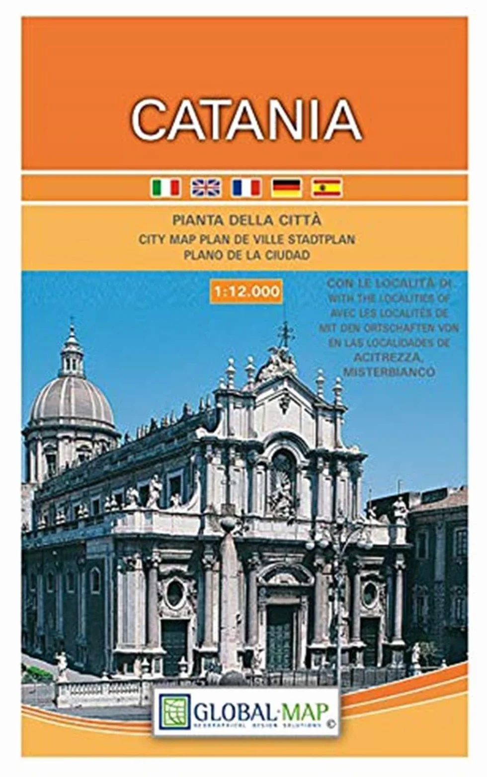 Catania. Pianta della città 1:12.000 (cm 110x67)