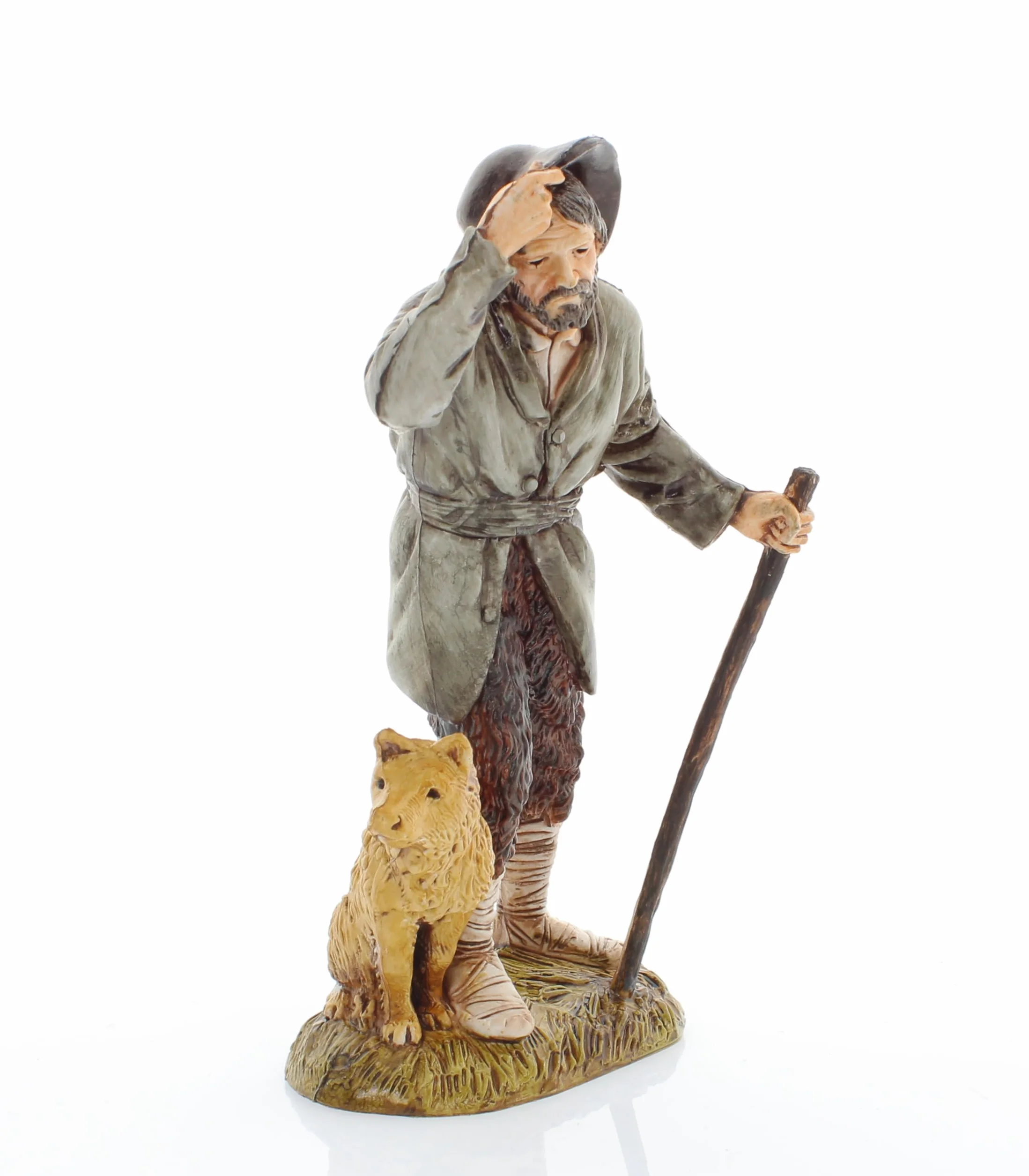 Moranduzzo Adorante z Piesem, 12 cm, Wielobarwny