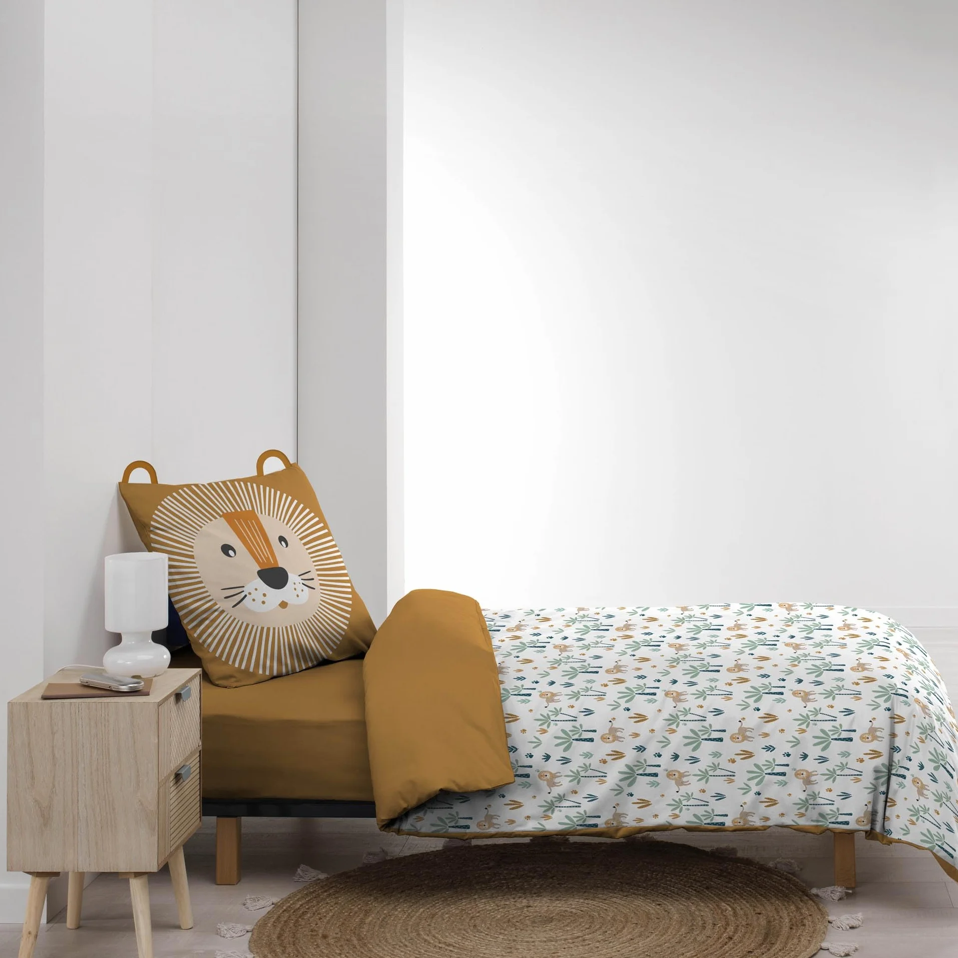 douceur d'intérieur, 2-częściowy zestaw dwustronny (140 x 200 cm) Loumba, 100% bawełna