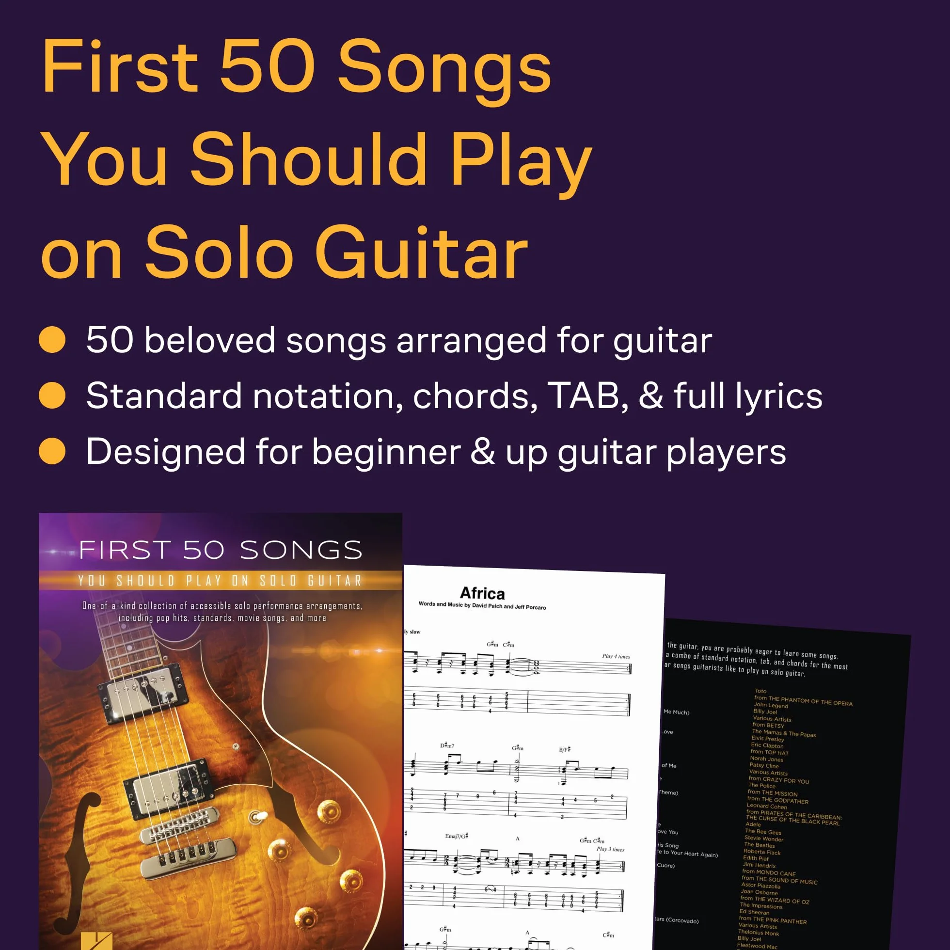 First 50 Songs You Should Play on Solo Guitar