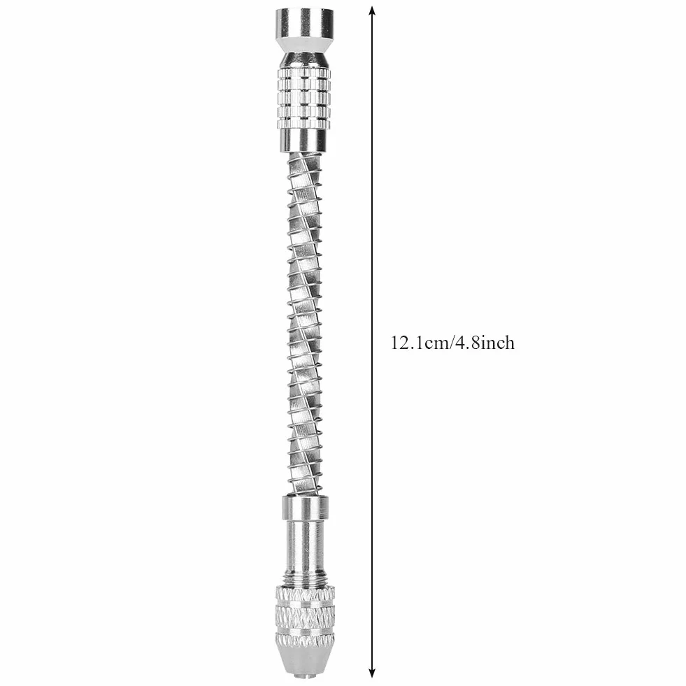 Zestaw 20 Mikro Wierteł Precyzyjnych z Ręcznym Uchwytem, 0.3-1.6mm, do Drewna, Biżuterii, Plastiku, Narzędzia DIY