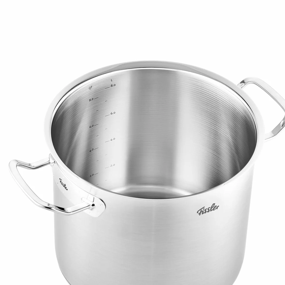Fissler Original-Profi Garnek do Zupy, Stal Nierdzewna, Srebrny, Ø 24 cm
