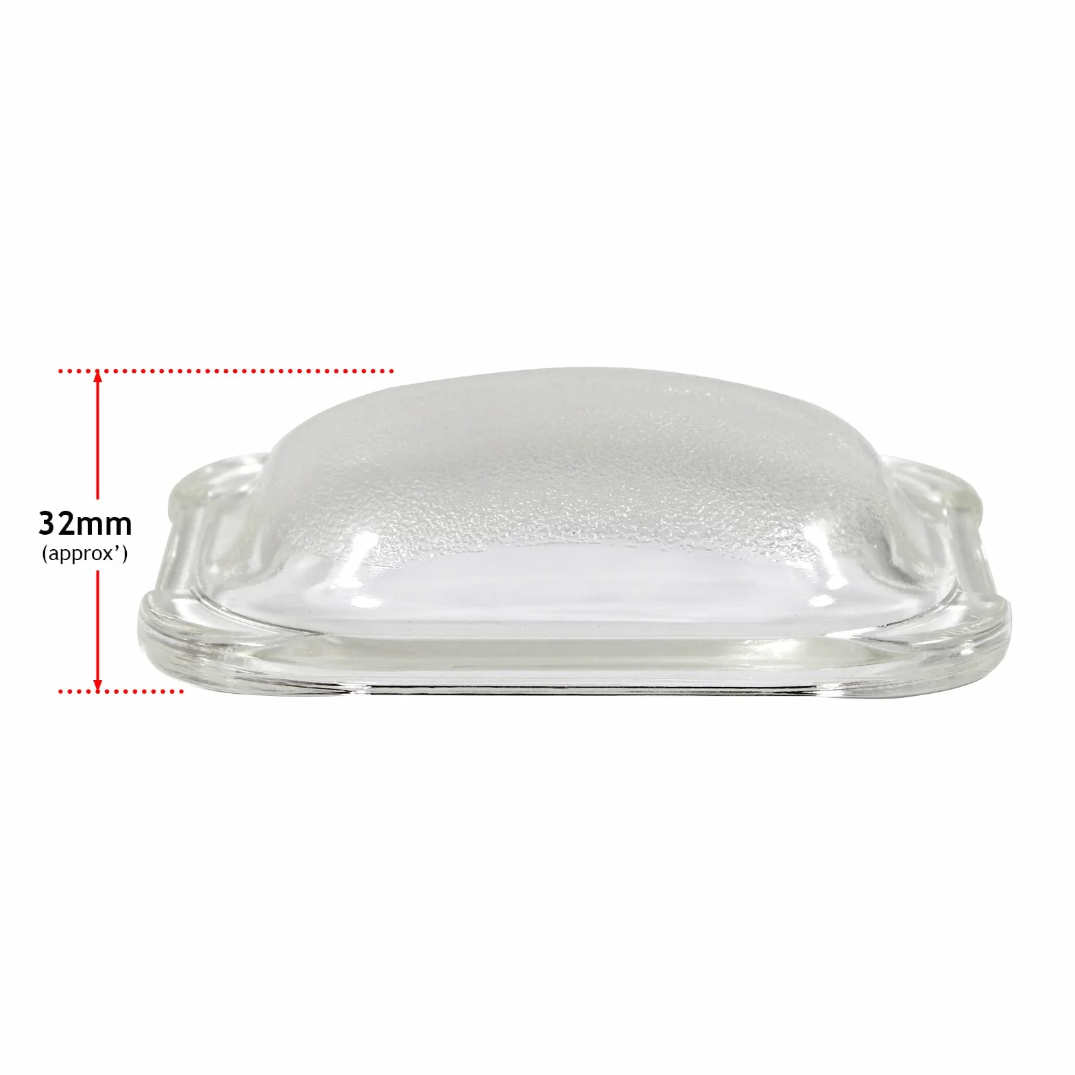 SPARES2GO Lampa do Piekarnika Szklana Pokrywa Zarówka dla Siemens 187384 00187384