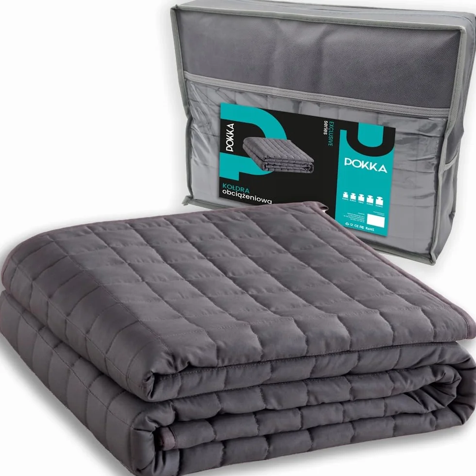 Kołdra Obciążeniowa 150x200 Koc Sensoryczny Antystresowy + Torba 10kg