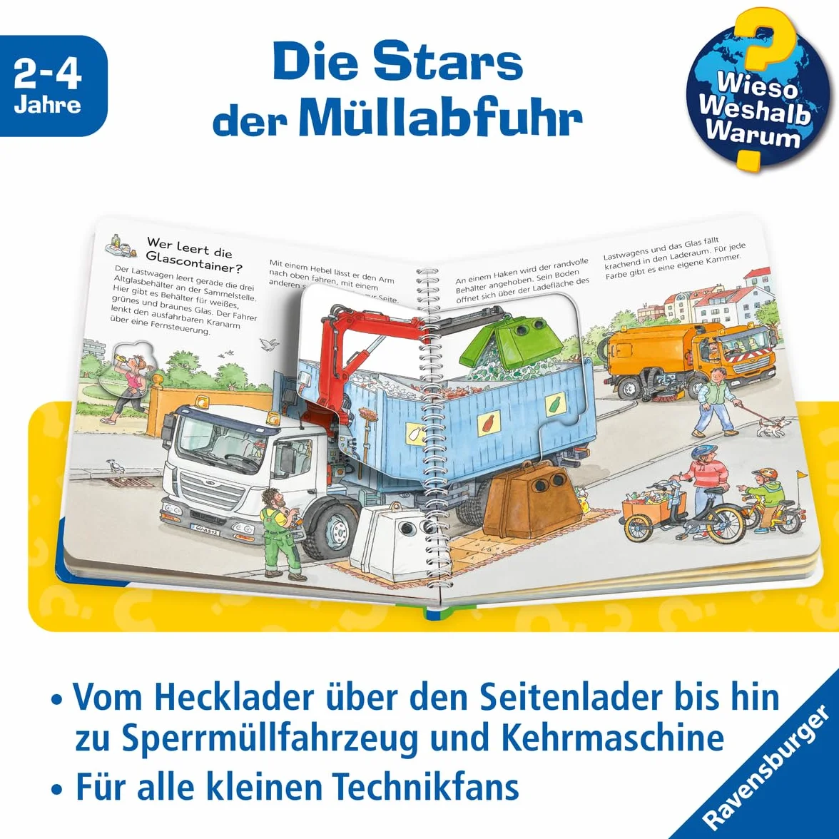 Wieso? Weshalb? Warum? junior, Band 74 - Die Müllfahrzeuge