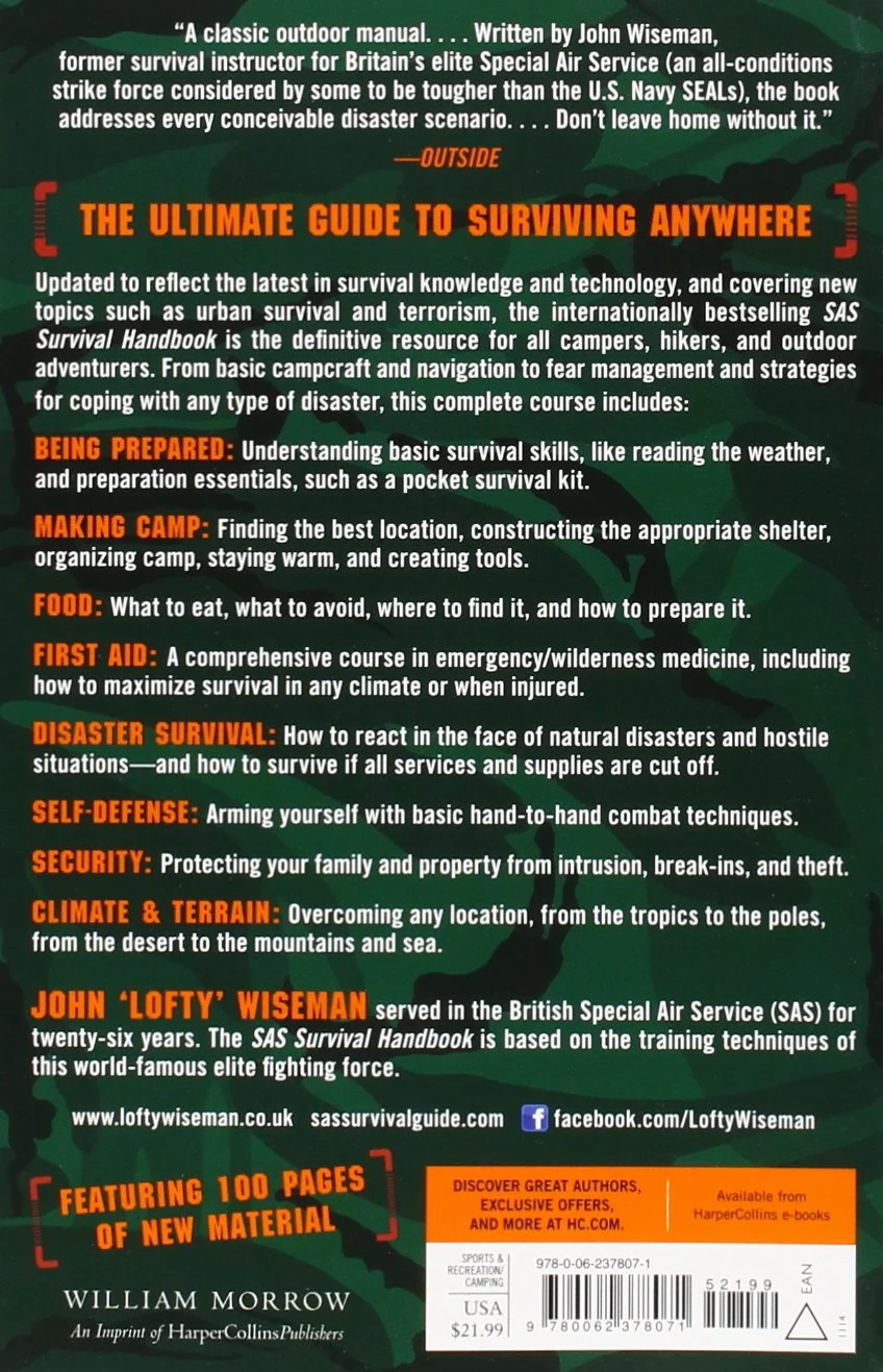 SAS Survival Handbook, Third Edition: The Ultimate Guide to Surviving Anywhere