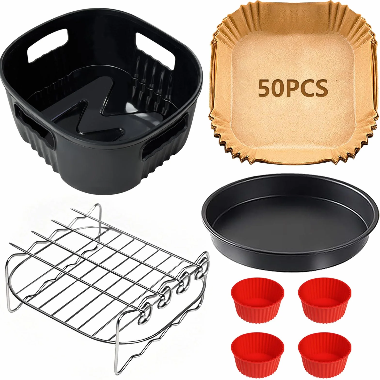 Akcesoria Airfryer Philips Essential 4,1 l HD9252 HD9255 HD9200 5 sztuk
