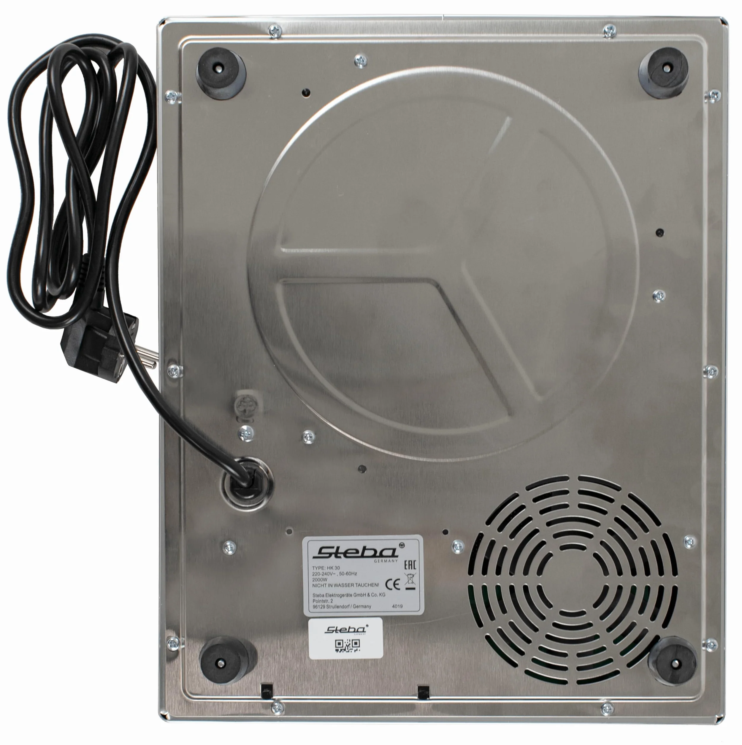 Steb Kochfeld HK 30 2000 W sr/bk
