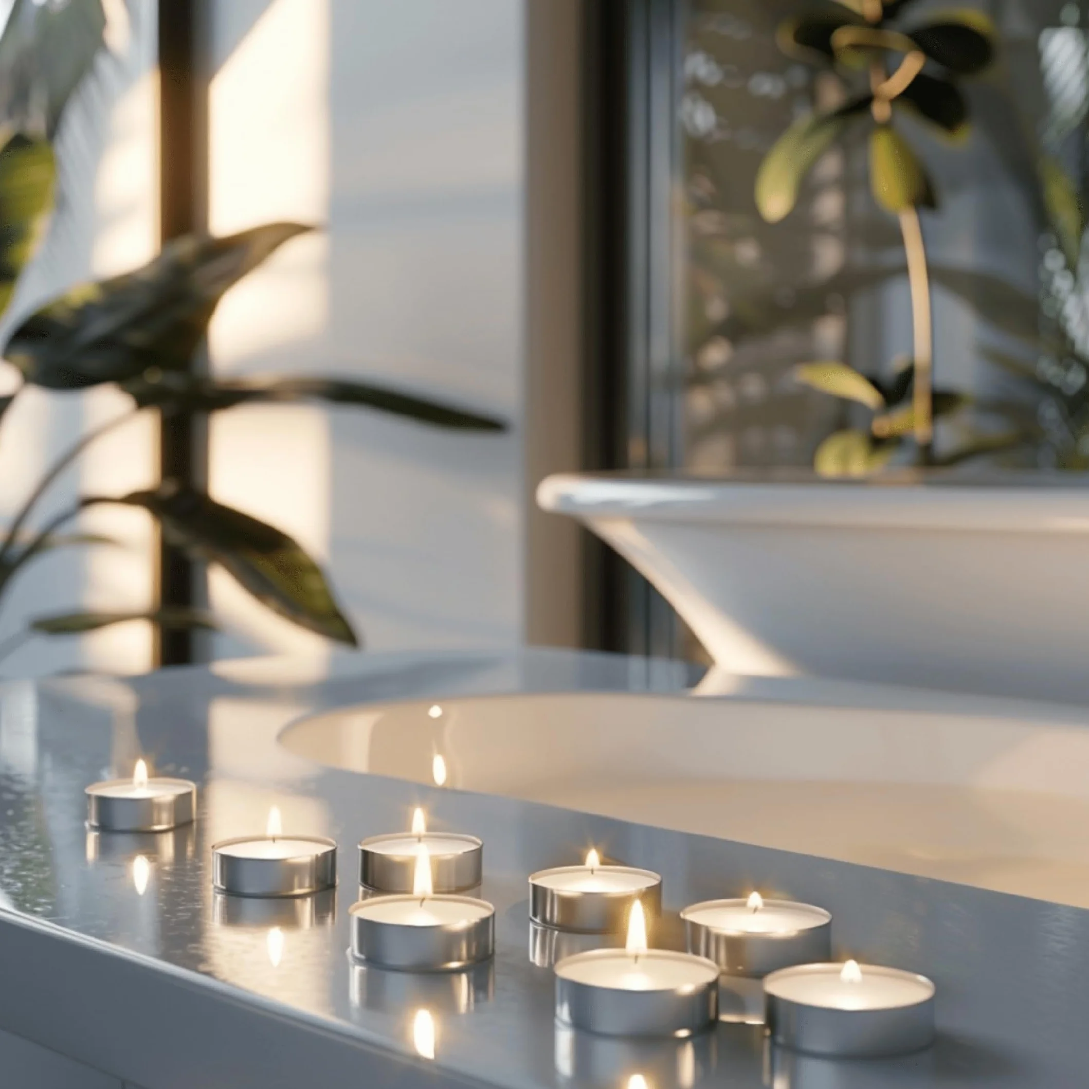 Horeca Candles - Świeczki Tealight - 4 Godziny Palenia - Zestaw 100 Białych Świeczek Tealightowych - Bez zapachu - Podgrzewacze Świeczki na Ślub, Dekoracje, Imprezę