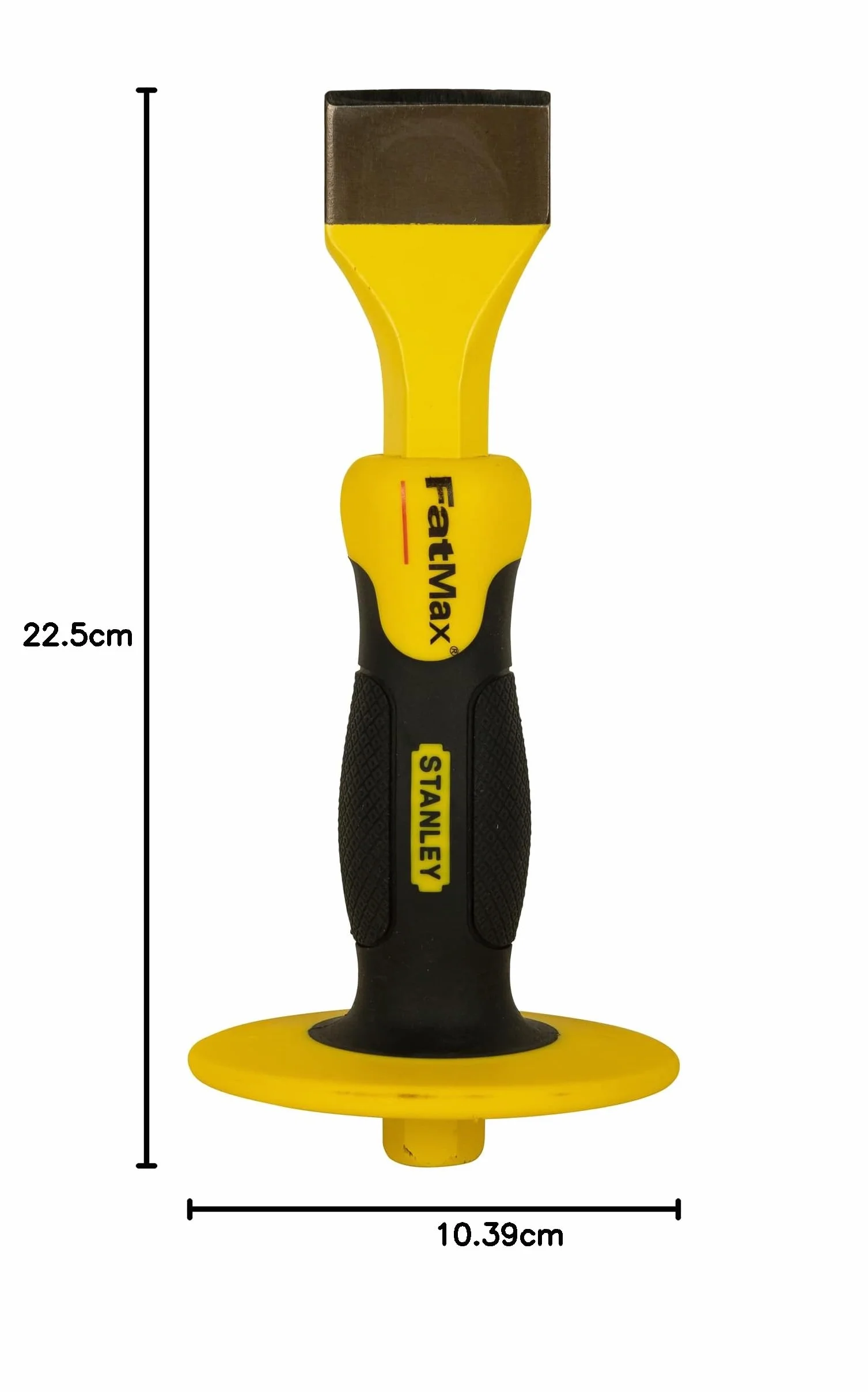 STANLEY Praktyczny Cincel albañil boca ancha FatMax z protector 45 x 215mm dla profesjonalistów i majsterkowiczów do codziennego użytku 215mm