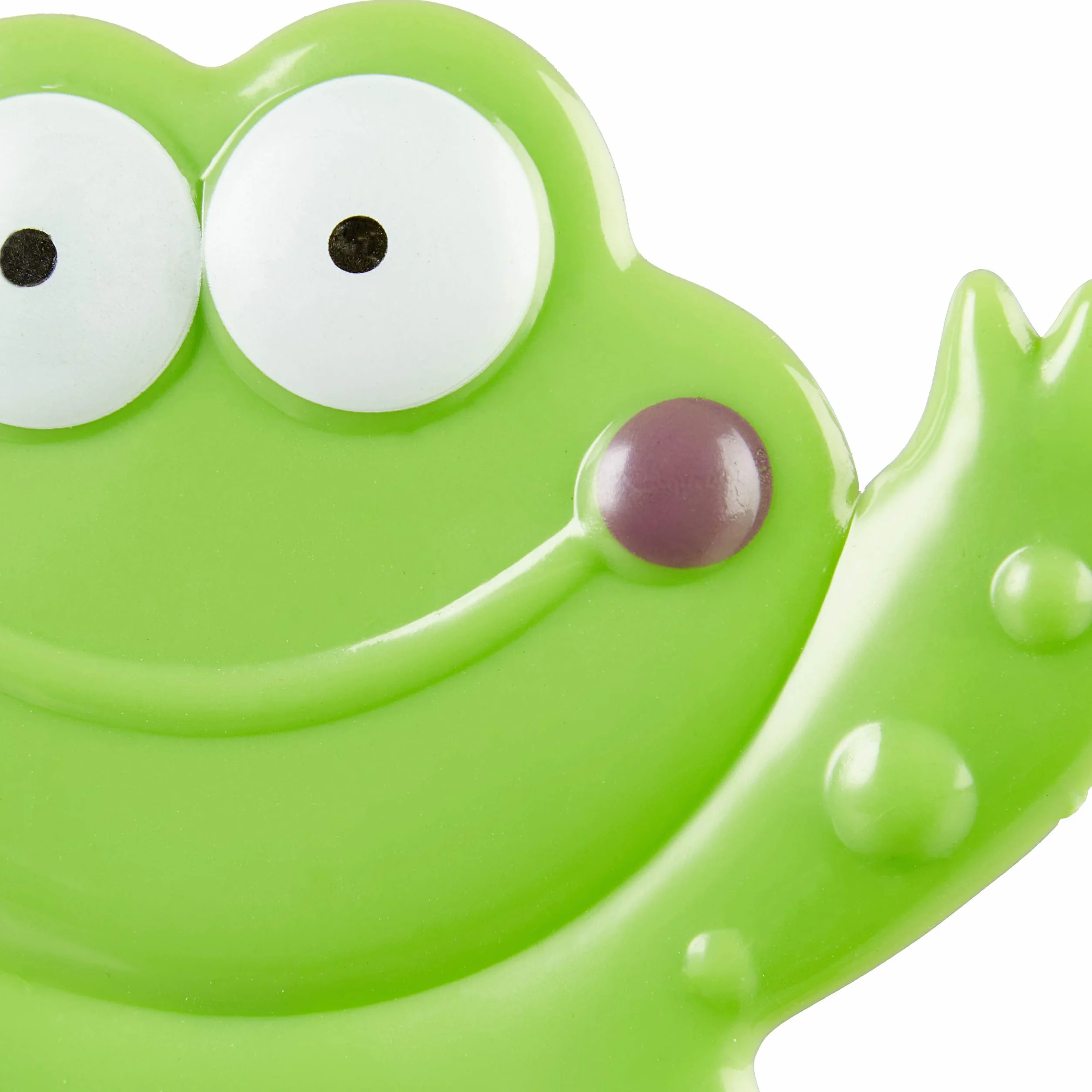 Relaxdays Zestaw 5 naklejek kąpielowych, wzór żaby, z przyssawką, dla dzieci, wanna i prysznic, PCW, naklejki antypoślizgowe, zielone, tworzywo sztuczne, 5 sztuk