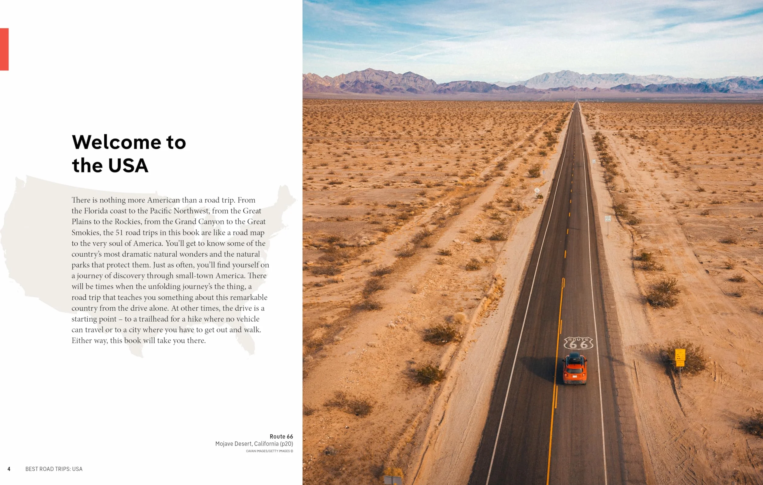 Best Road Trips USA 5ed -anglais-: escapes on the open road