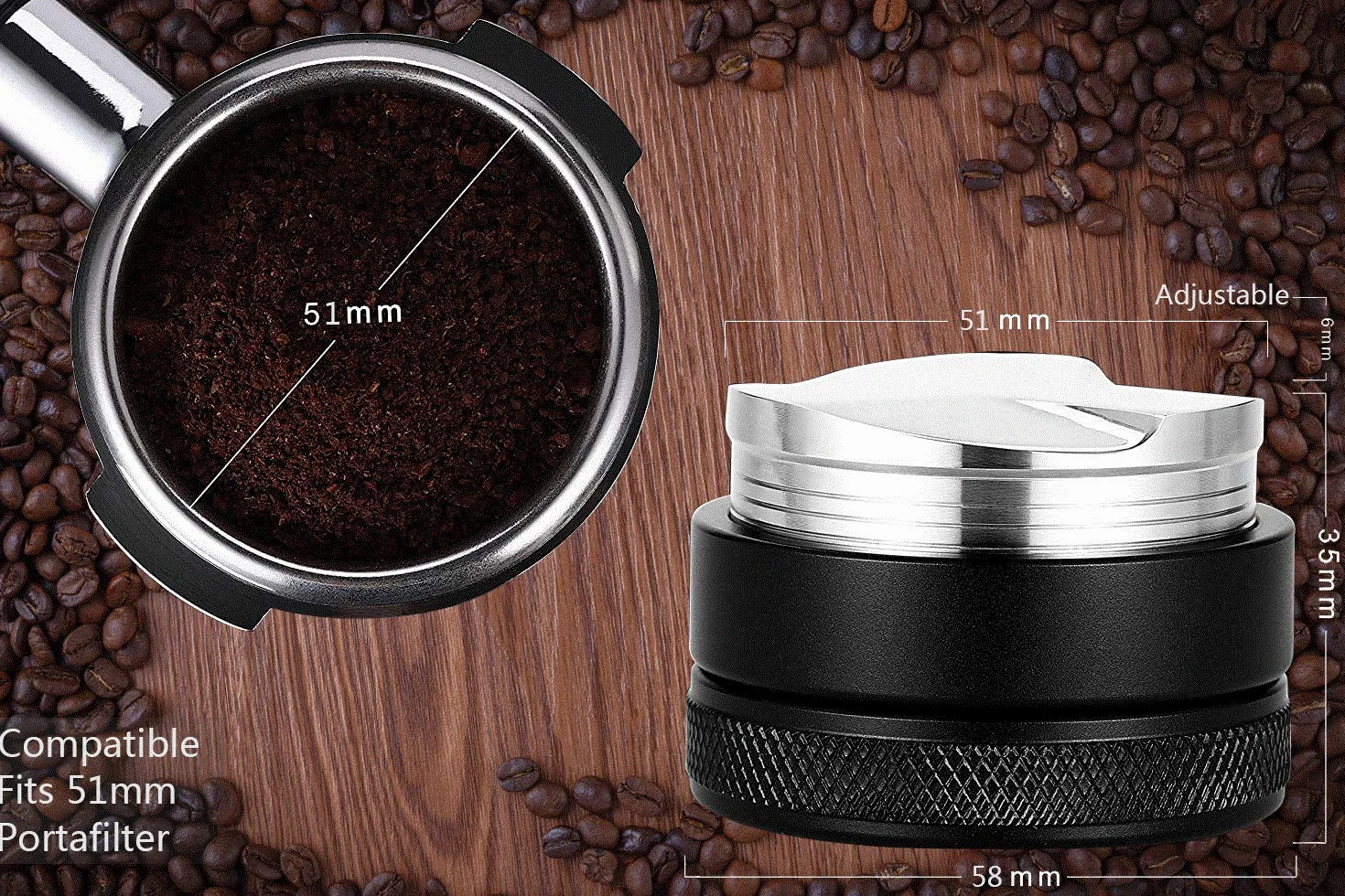 Rozdzielacz do kawy 51 mm NEOUZA kompatybilny z Delonghi EC680/EC685