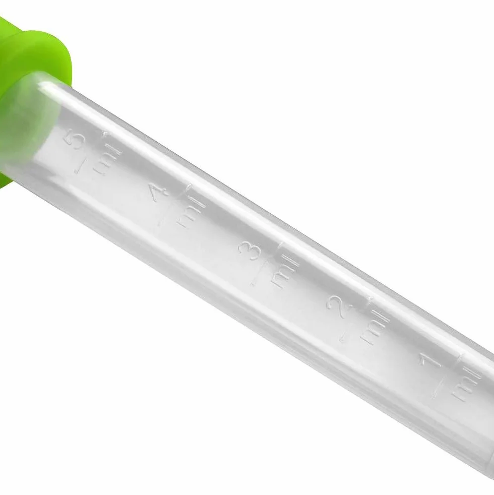 Kroplówka w płynie 5 ml 8 sztuk z silikonu i tworzywa sztucznego z łuską końcówka cebuli kroplomierz do oczu wielokolorowe
