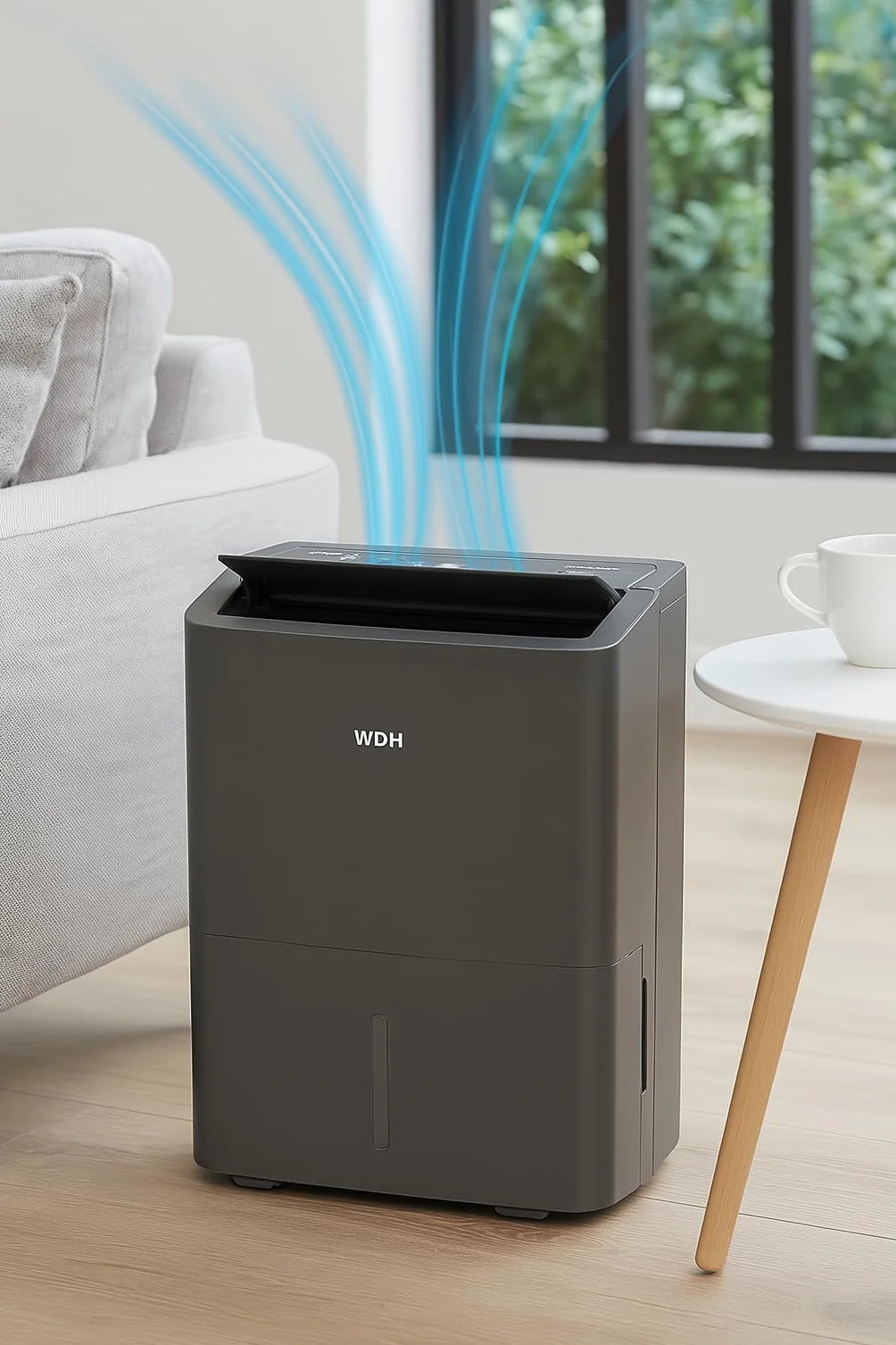 Aktobis WDH-214US bardzo cichy osuszacz powietrza (do 16 l/t + cyfrowy + Wi-Fi)