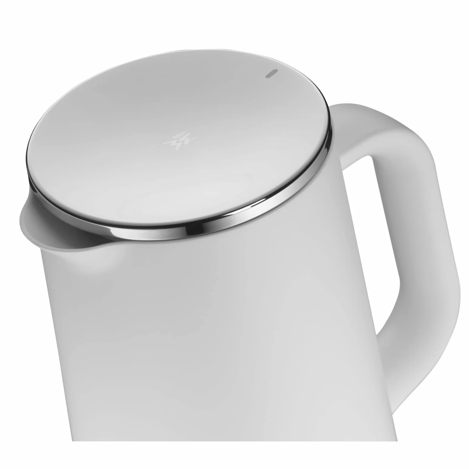 WMF Termos próżniowy Impuls, wkładka do szklanki do kawy i herbaty Twist Lock utrzymuje napoje przez 24 godziny na zimno i ciepło, 1 sztuka (1 x 1,0 l) biała