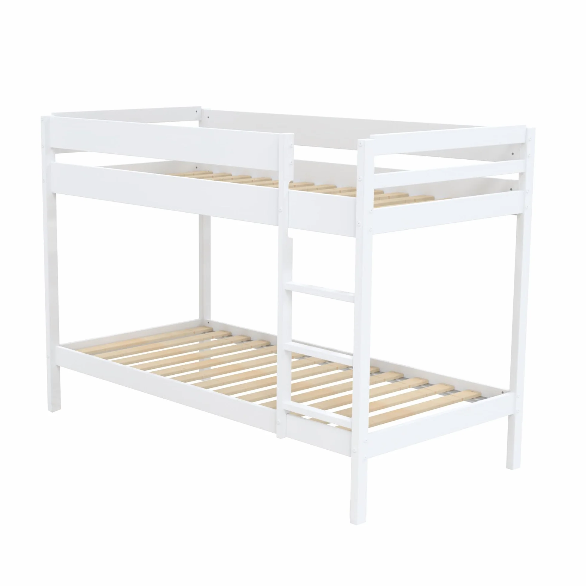 WEBER INDUSTRIES Łóżko piętrowe 90x190 Brice - Białe