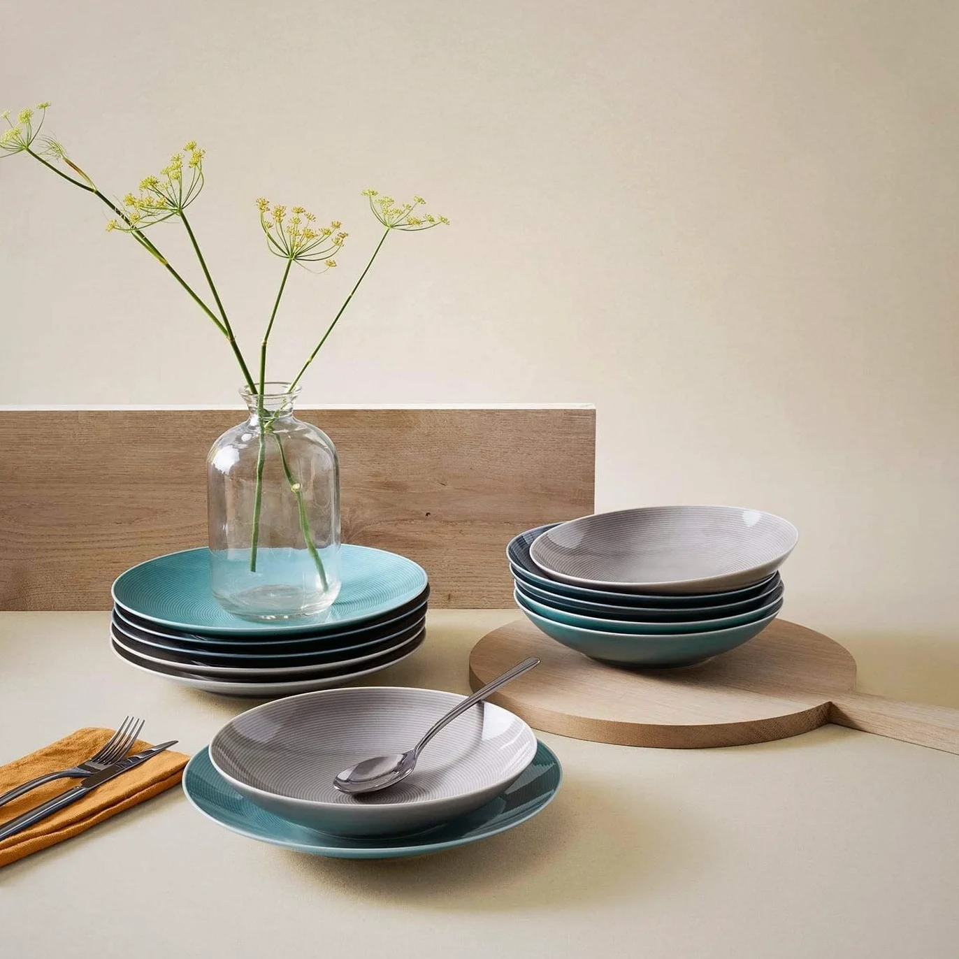 Thomas Loft by Rosenthal Colour - Ice Blue talerz do zupy 24 cm