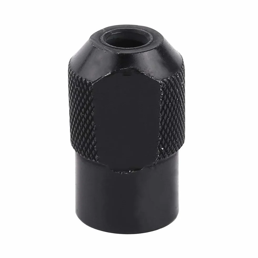 6 Sztuk/zestaw Tuleje Tulei Zaciskowej Narzędzie Obrotowe Tuleja Zaciskowa M8 * 0,75 Nasadka, w Tym Tuleje Tulejkowe 1mm-3,2mm z Czarnym Plastikiem M8 × 0,75 Pokrywa Pasuje do Narzędzi Obrotowych