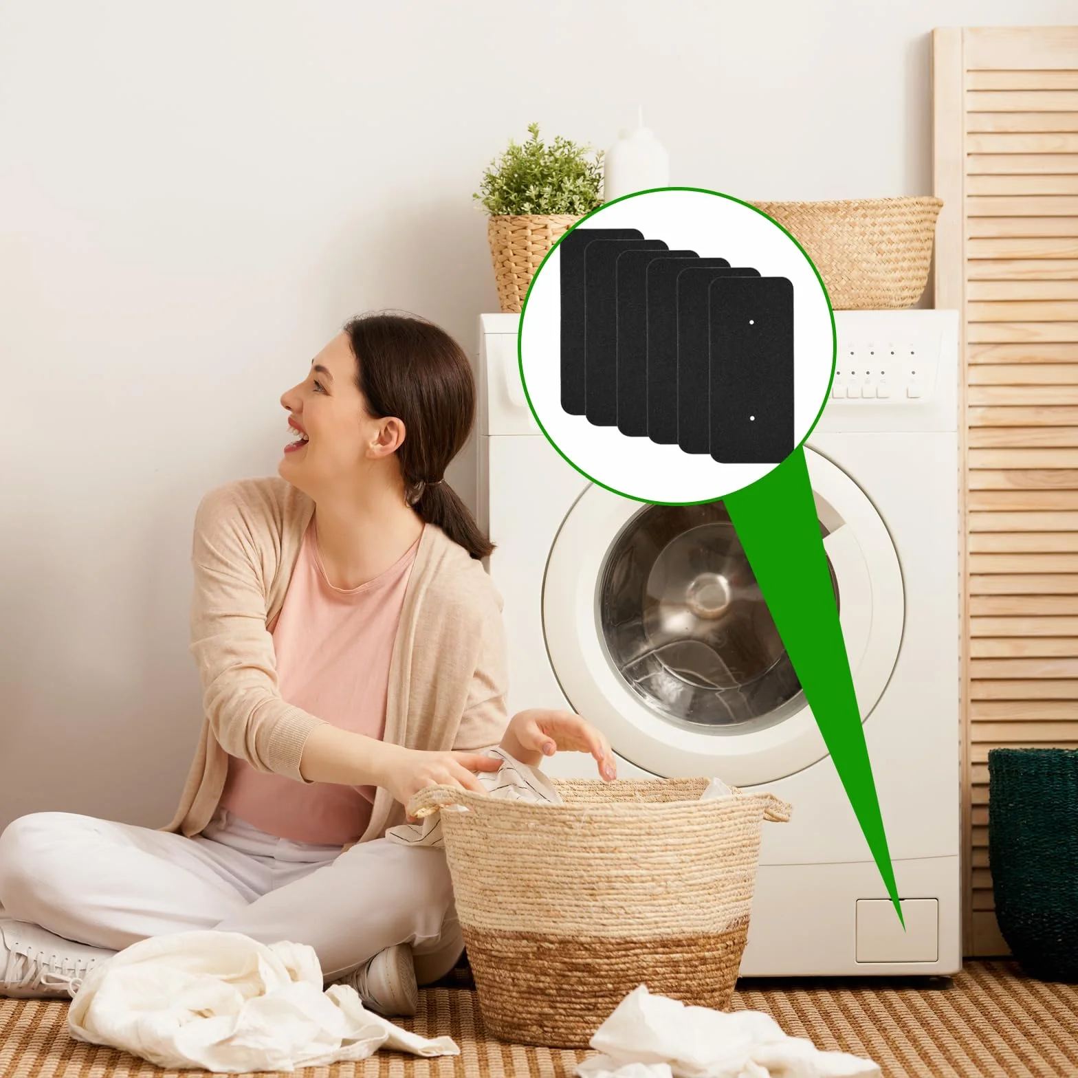 6 filtrów do suszarek bębnowych Hoover Candy 40006731 Filtr gąbkowy do suszarki z pompą ciepła i suszarki kondensacyjnej