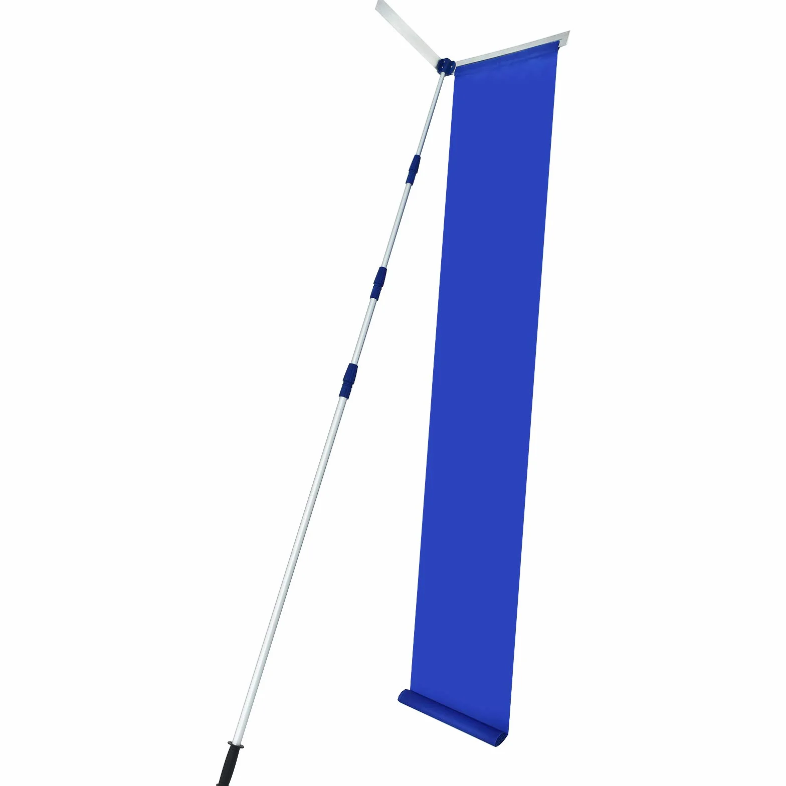 GOPLUS Śnieżny rak, 189-620 cm, aluminiowy, lekki, z uchwytem teleskopowym, tkanina oxford, antypoślizgowa, ostrze i antypoślizgowy uchwyt, odśnieżarka dachowa do odśnieżania dachu