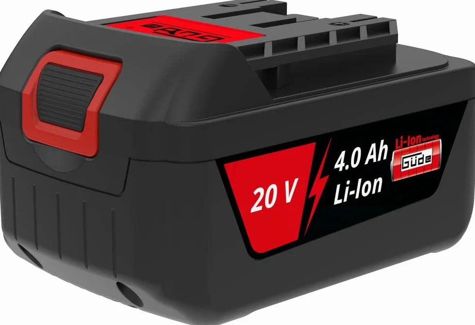 Güde 95811 zestaw akumulatorów AP 20-40.1 (20 V, akumulator litowo-jonowy, 4 Ah, moc akumulatora 80 Wh)