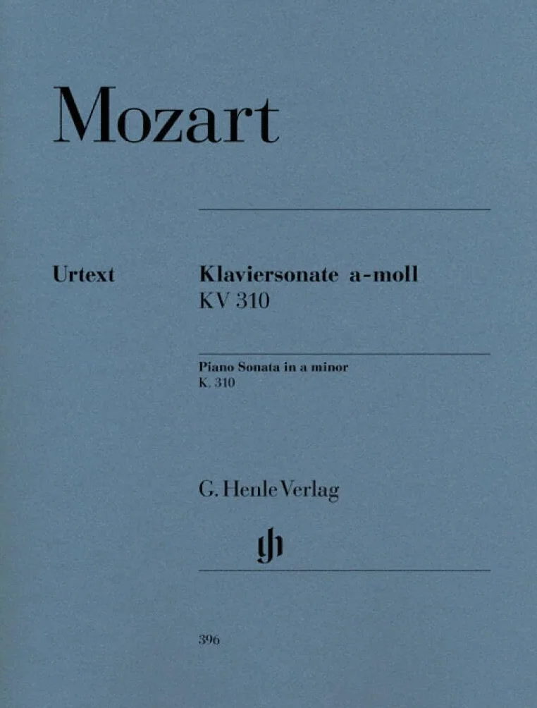 Sonate pour piano en la mineur k. 310 (300d): Instrumentation: Piano solo