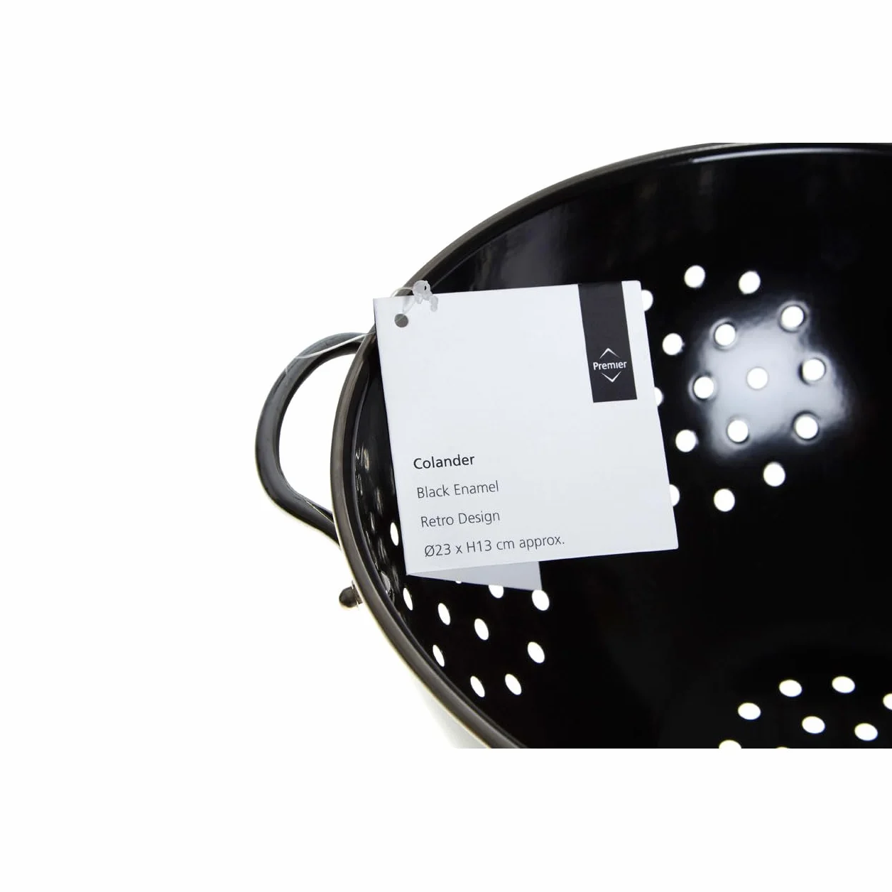 Premier Housewares Pojemnik na sztućce 5 półek Black Metal Twist