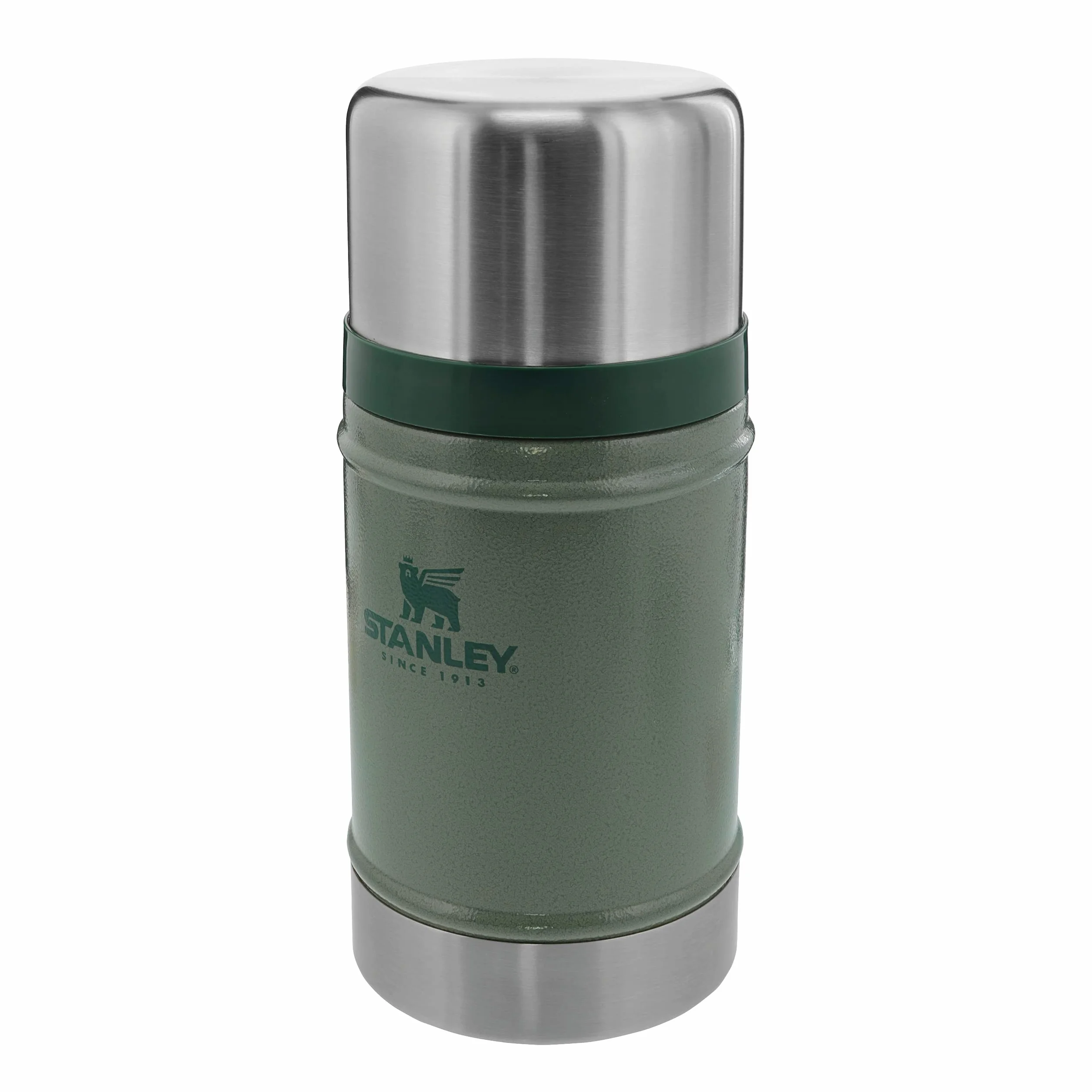 Stanley 1913 Classic Legendary Food Jar 0.7L Hammertone Green Termos do żywności ze Stali Nierdzewnej Bez BPA