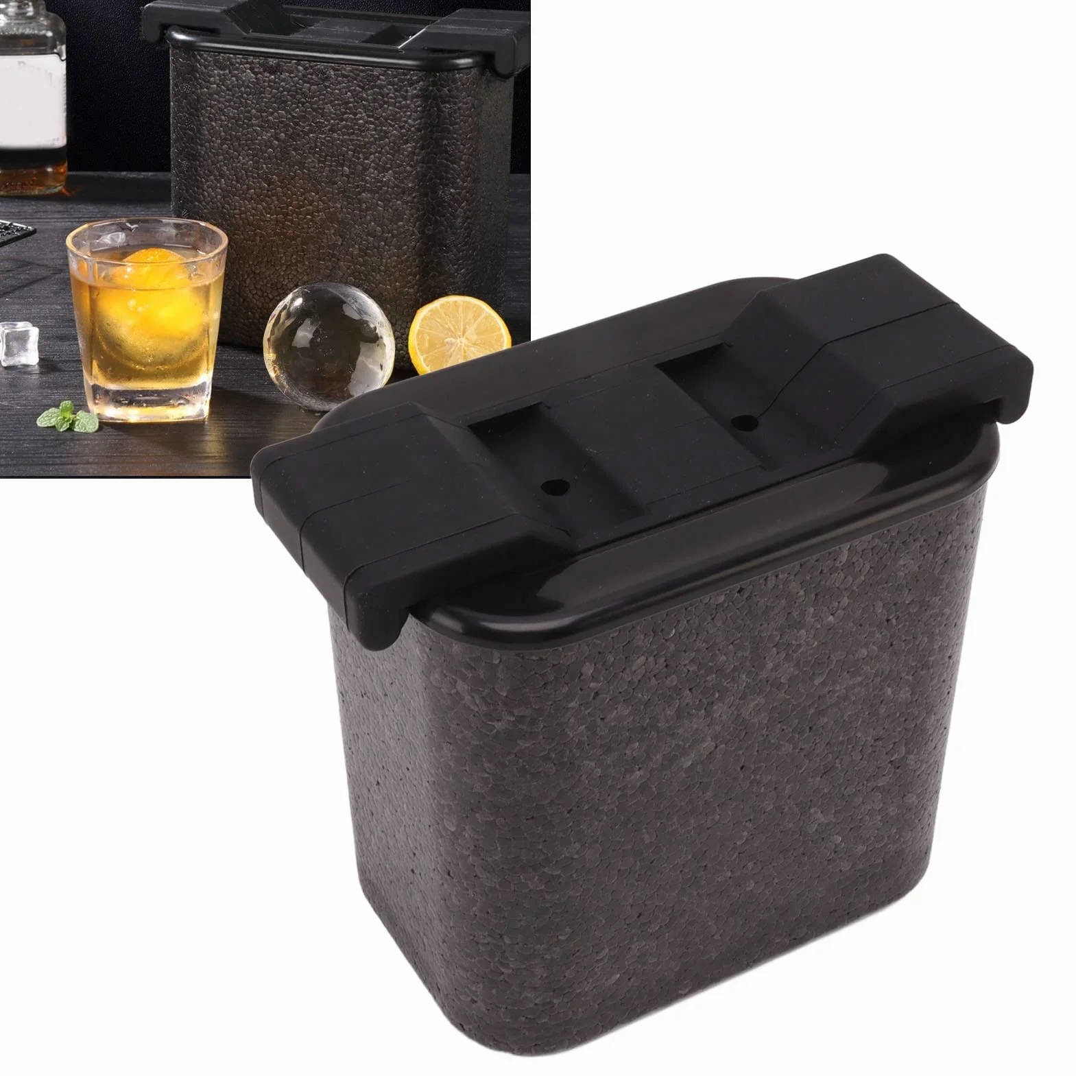 Silikonowa forma do whisky kula lodowa z 2 otworami
